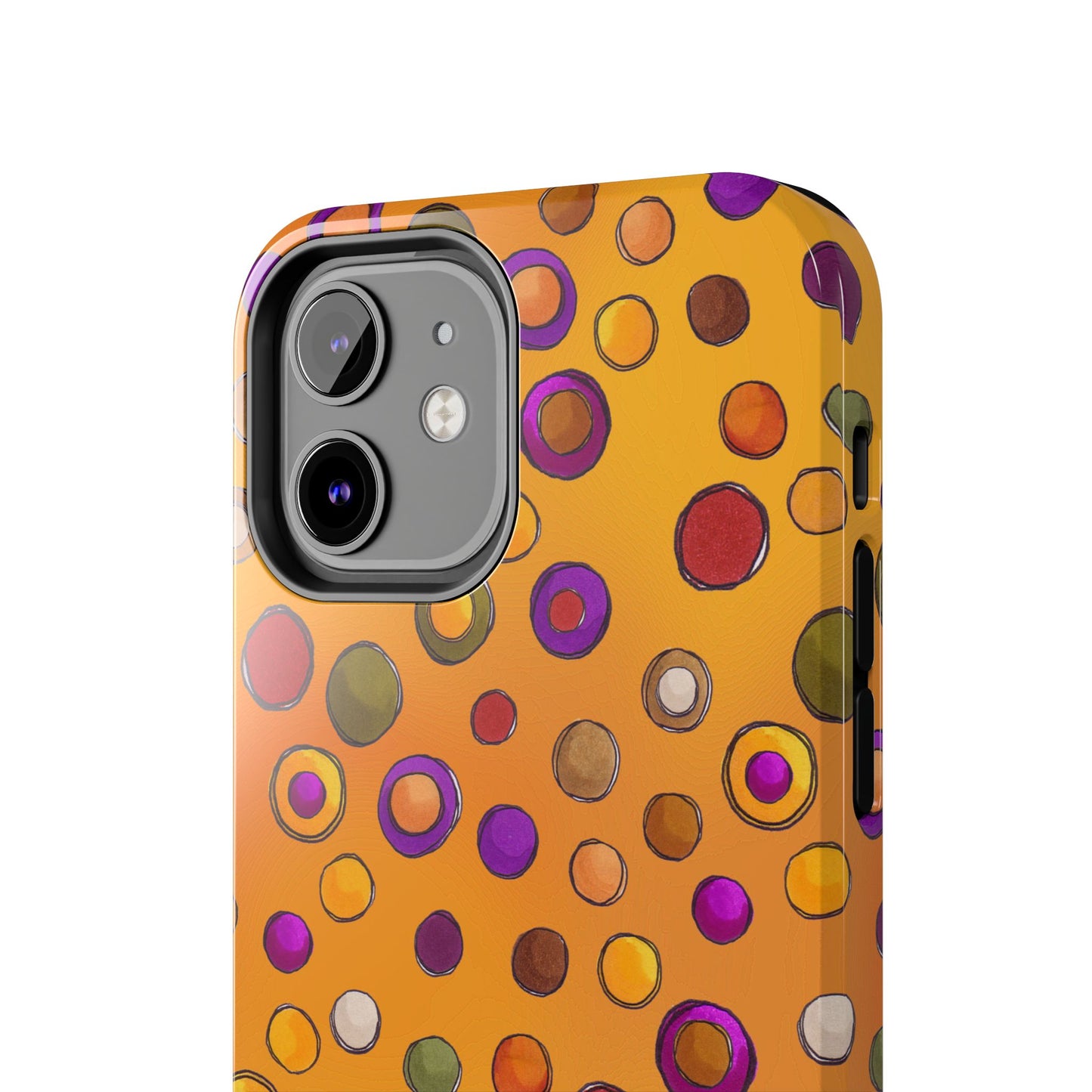Double Dot Yellow Phone Case