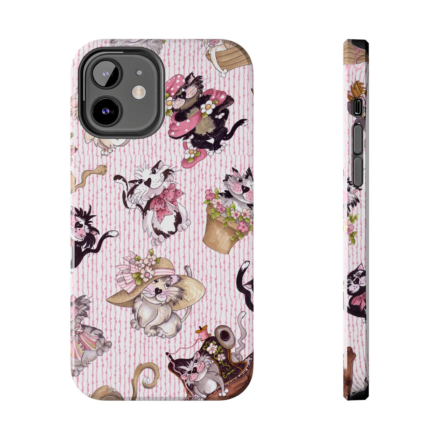 Fancy Cats Pink Phone Case
