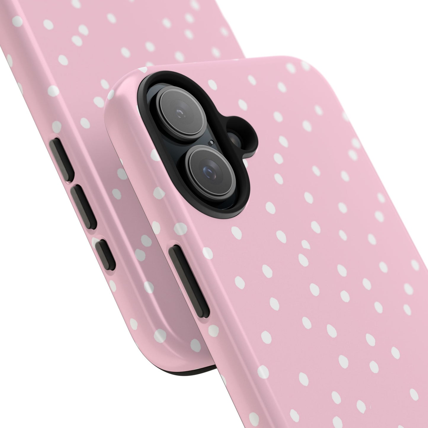 Space Dots Pink / White Phone Case