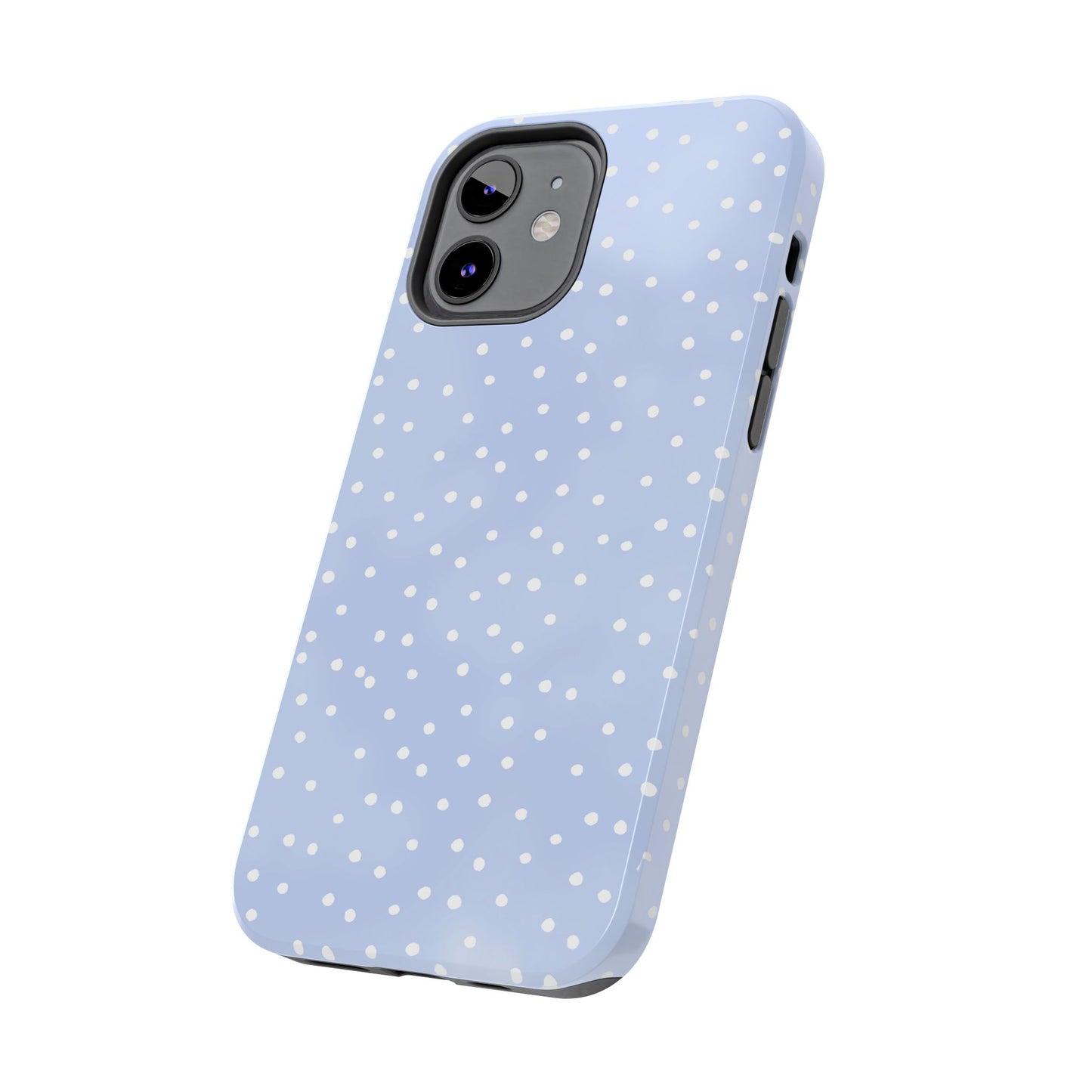 Petite Dots Blue / White Phone Case