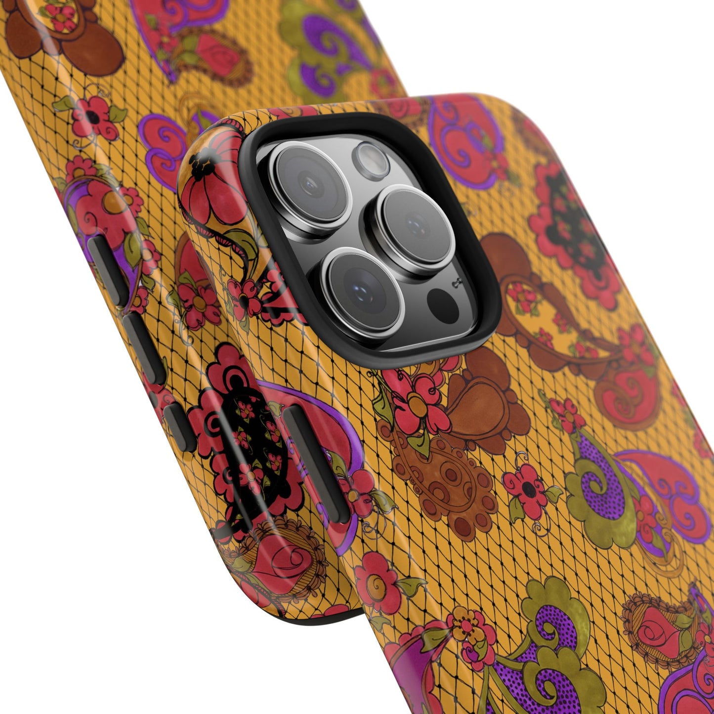 Posie Paisley Gold Phone Case