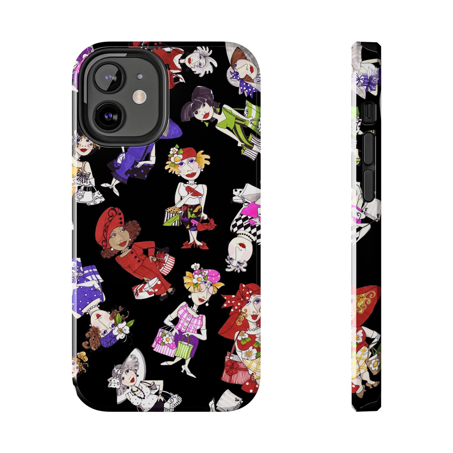 Gone Shopping Tossed Black Phone Case