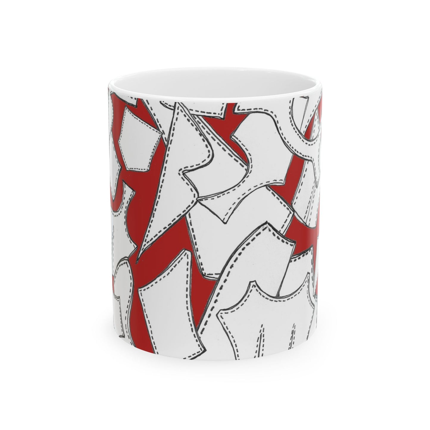 Pattern Pieces Red Cup