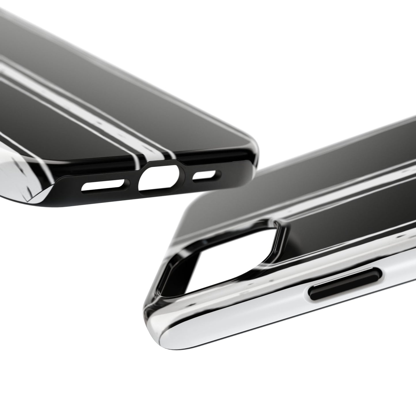 Black / White Stripe Phone Case