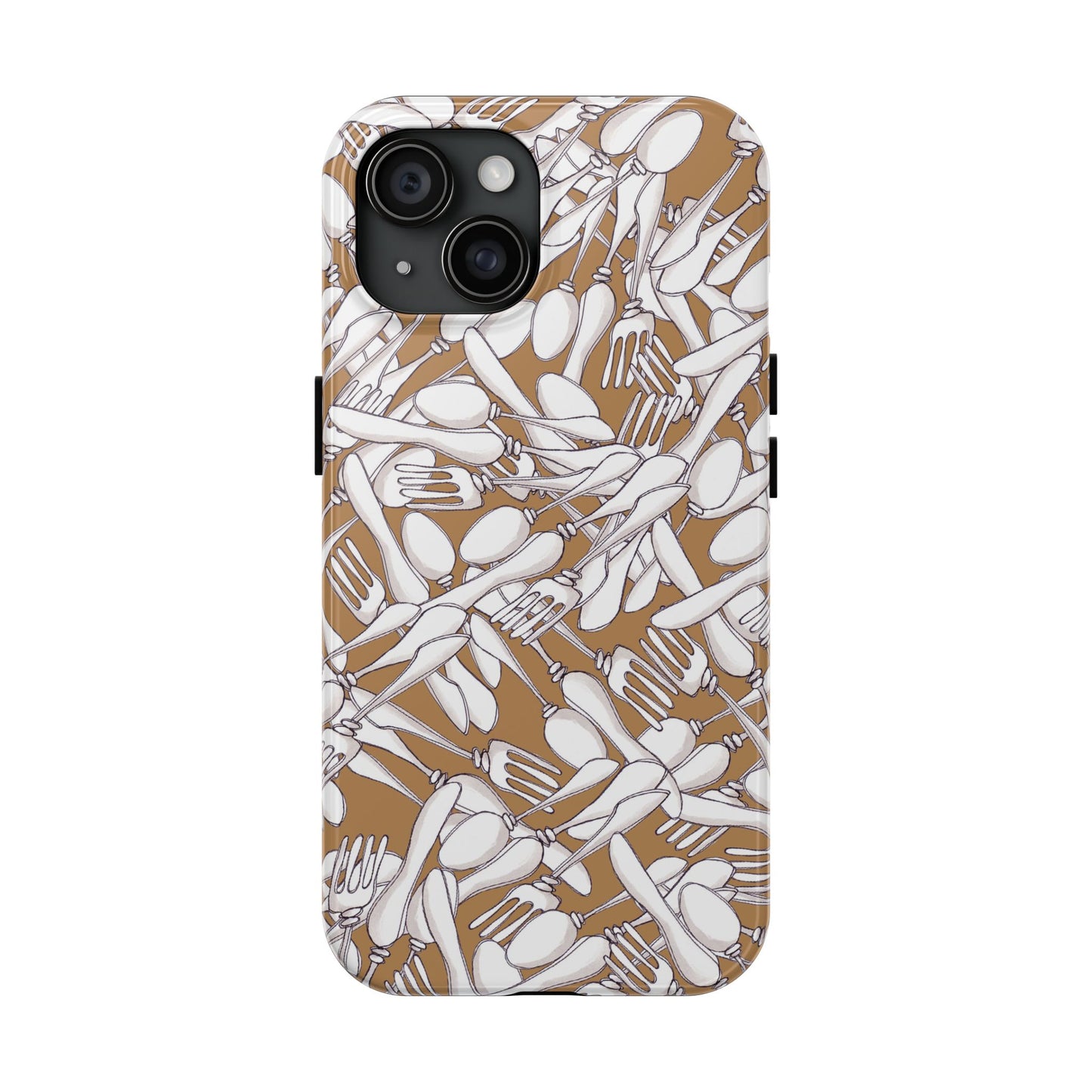 Silverware Wars Brown Phone Case