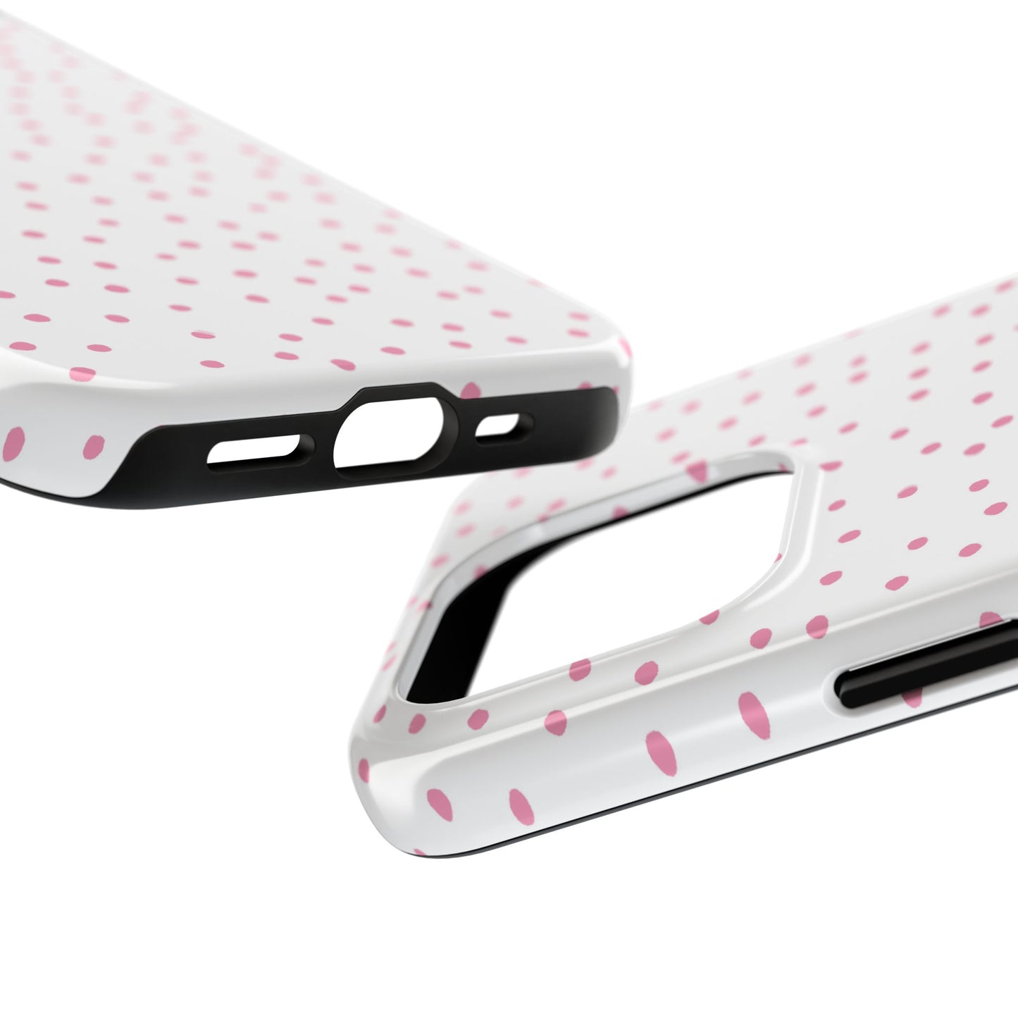 Dinky Dots White / Pink Phone Case