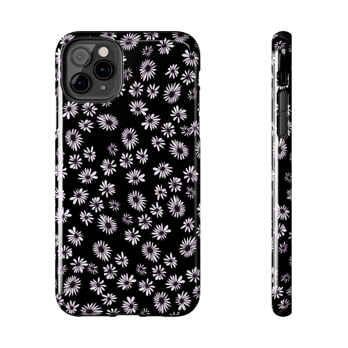 Random Daisy Black / White Phone Case