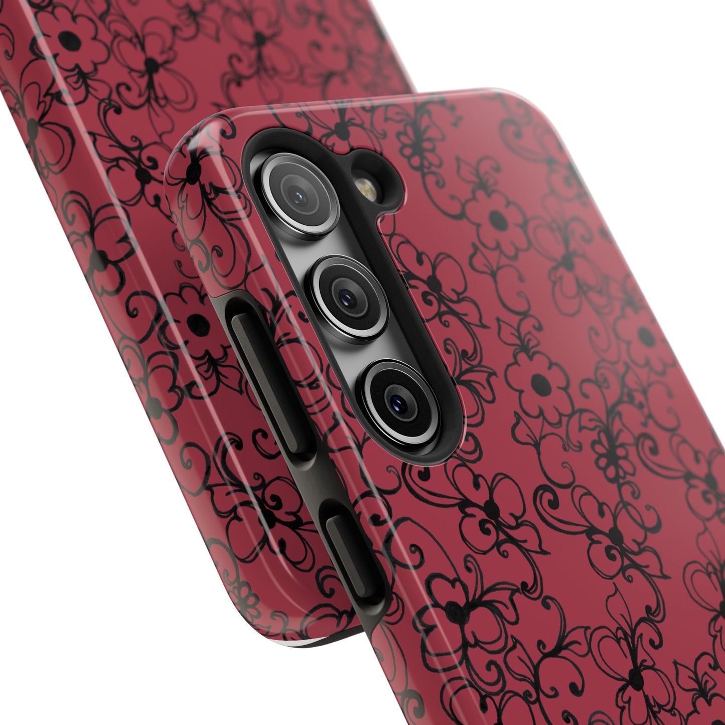 Daisy Jungle Red Phone Case