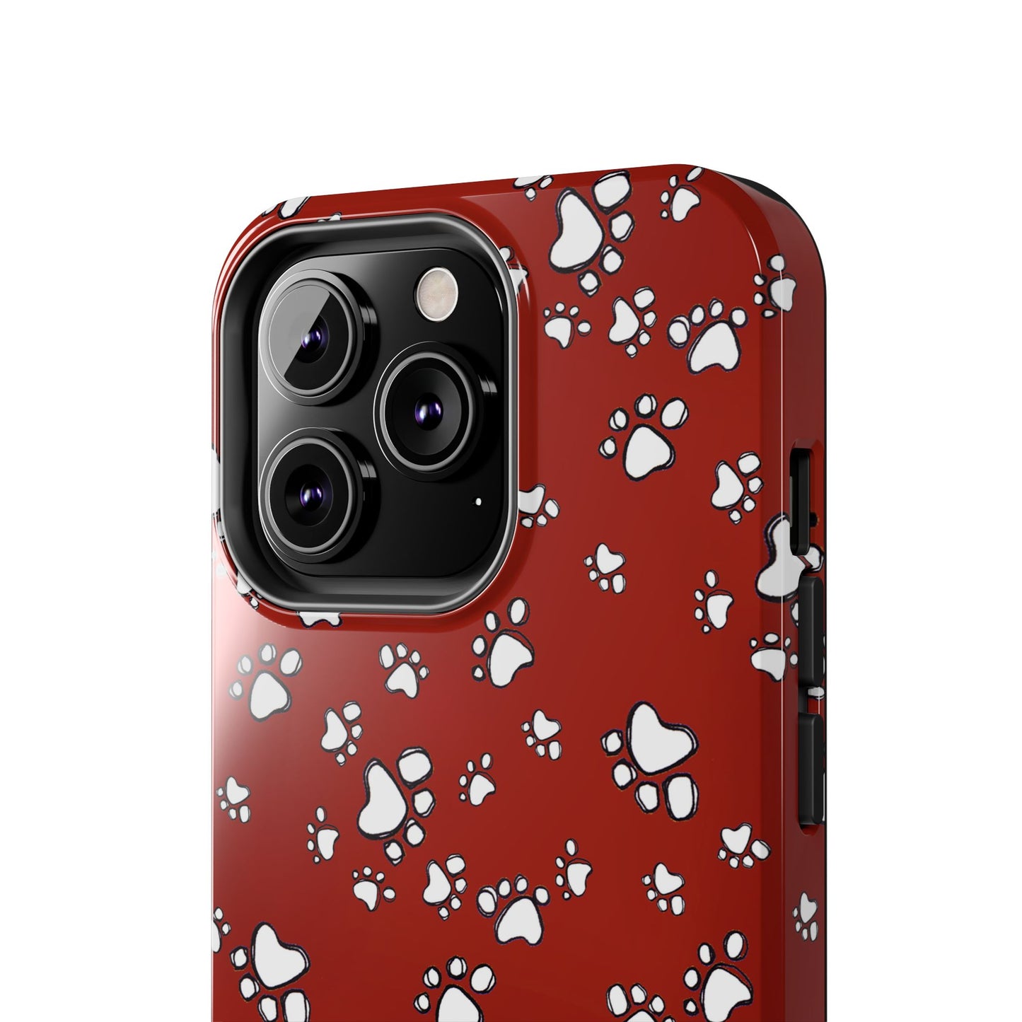 Paw Flakes Red Phone Case