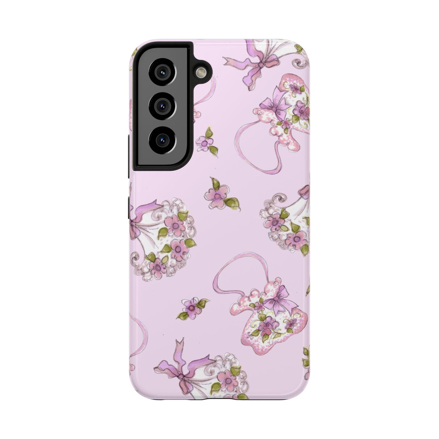 Flower Model Hand Bag Phone Case