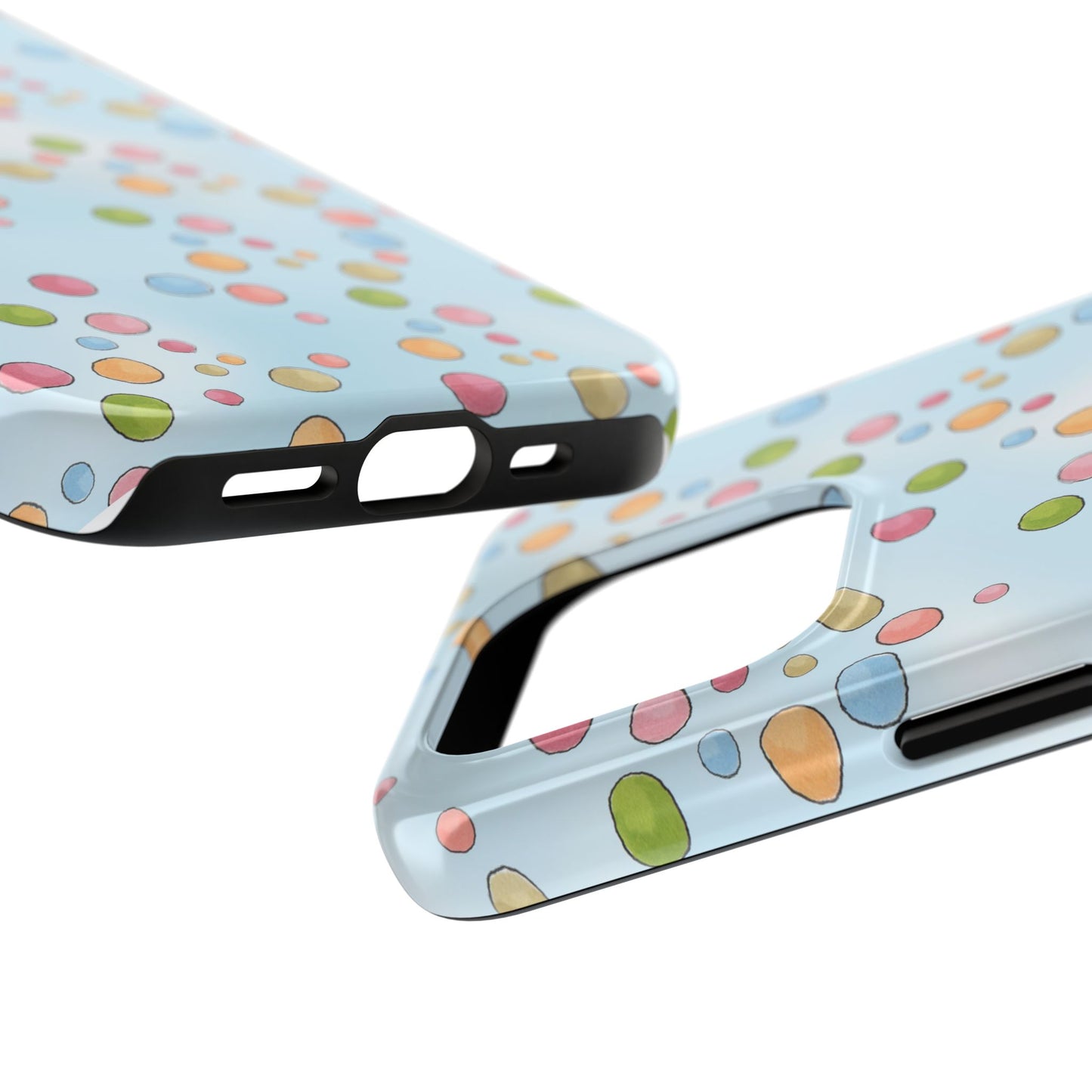 Clown Dots Blue Sky Phone Case