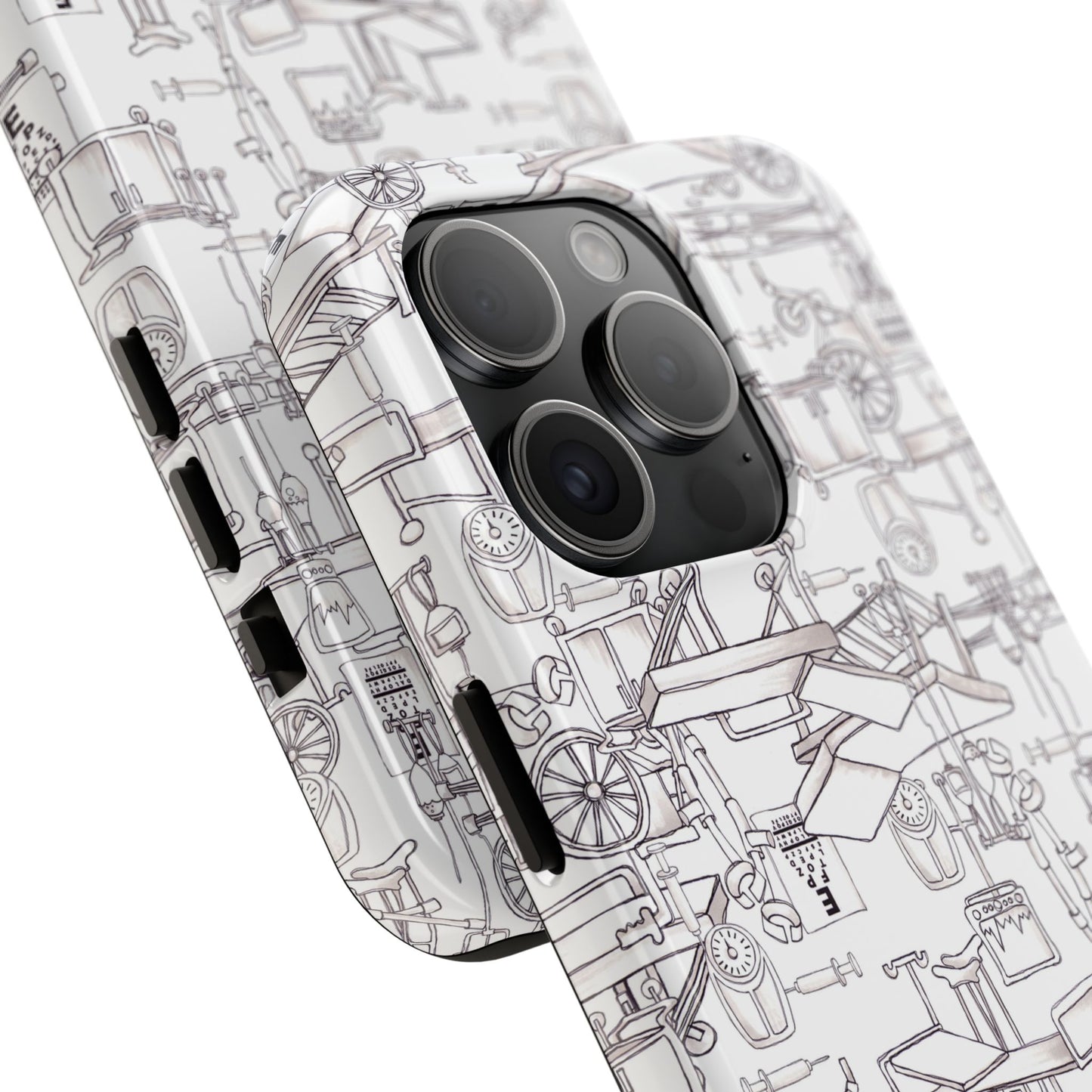 Essentials White / White Phone Case