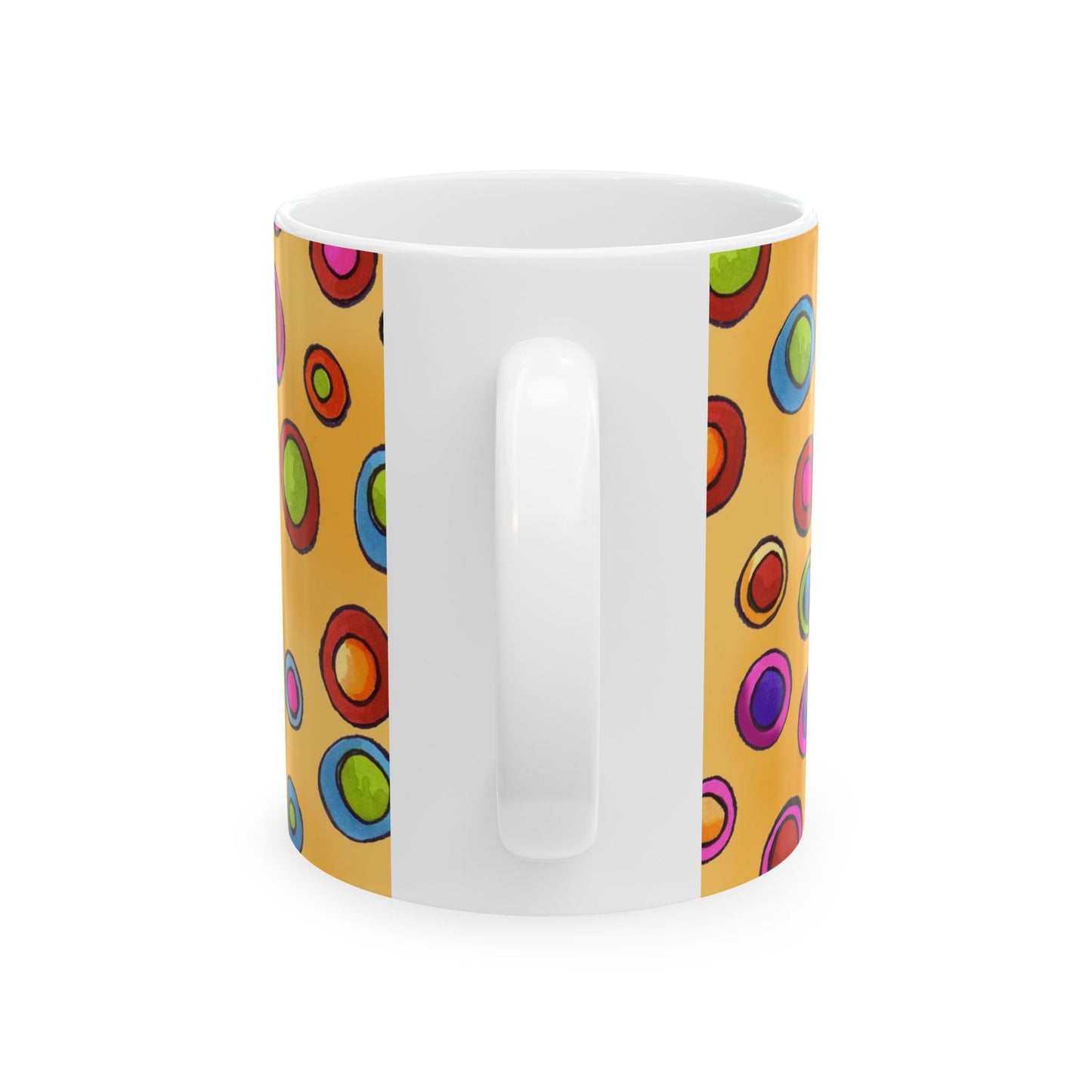 Dopey Dots Yellow Cup