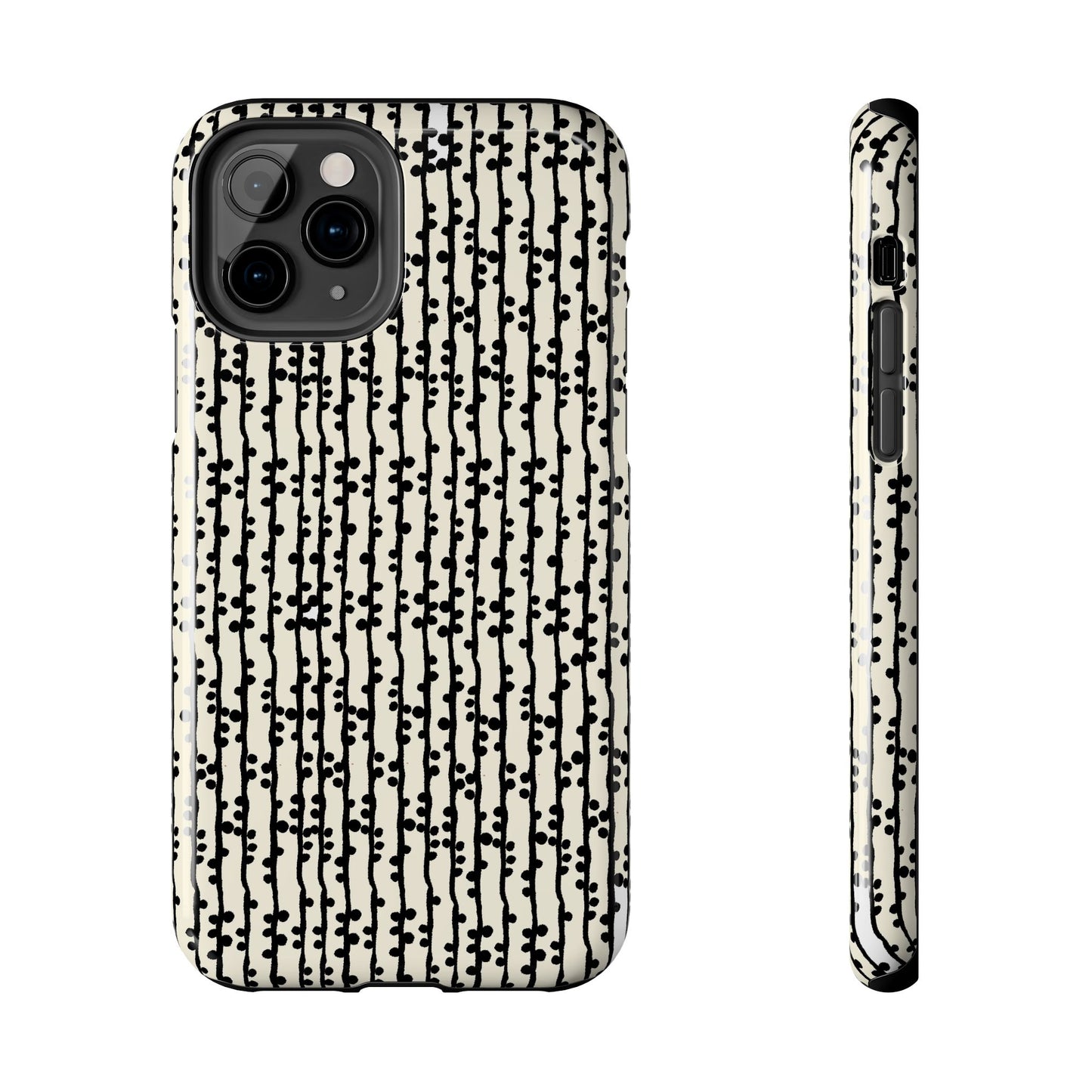 Loopy Stripe Bone Phone Case