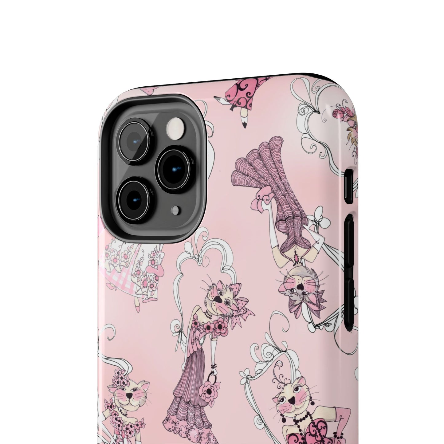 Lady Cats Tossed Phone Case