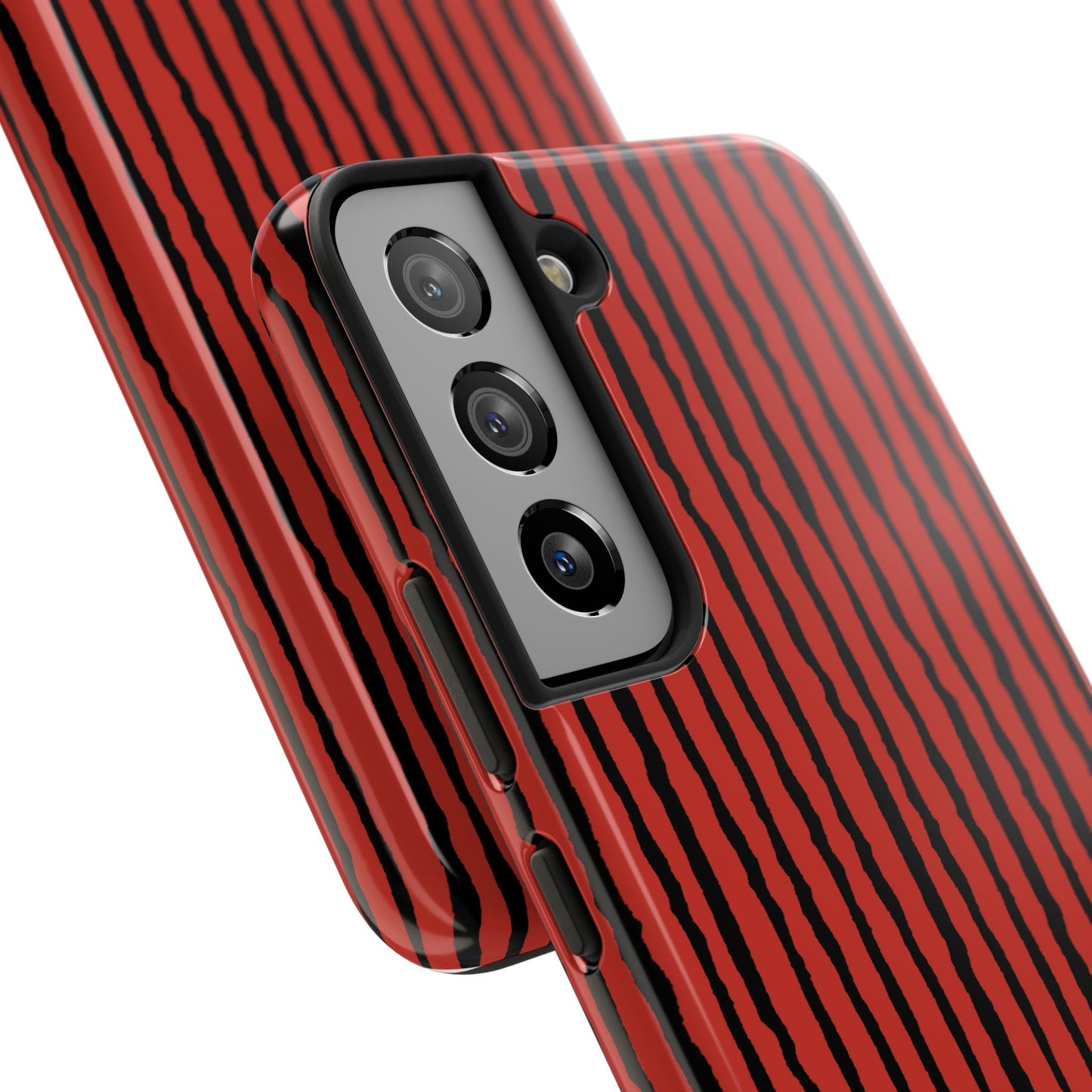 Sorta Stripe Red / Black Phone Case