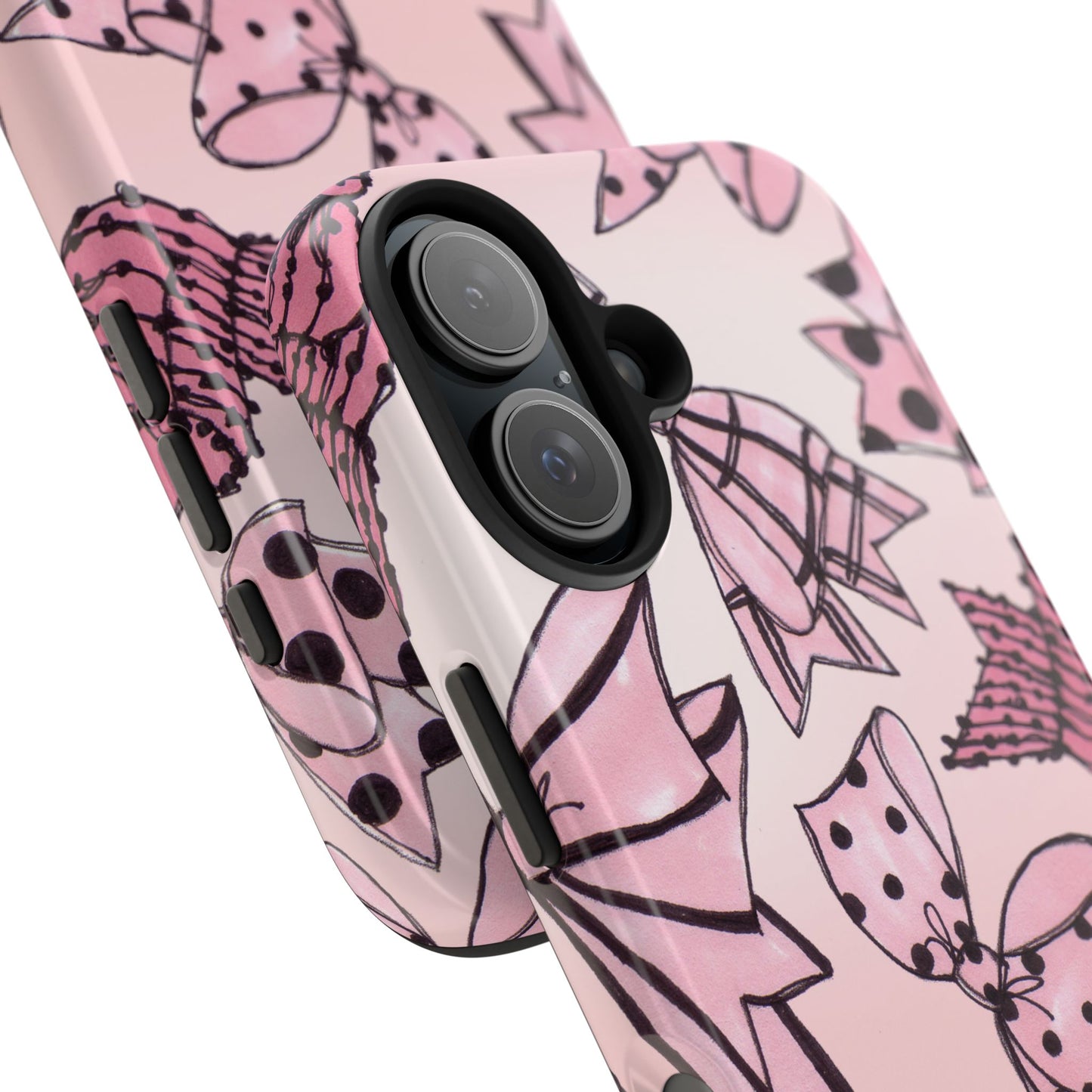 Cat Bows Pink Phone Case