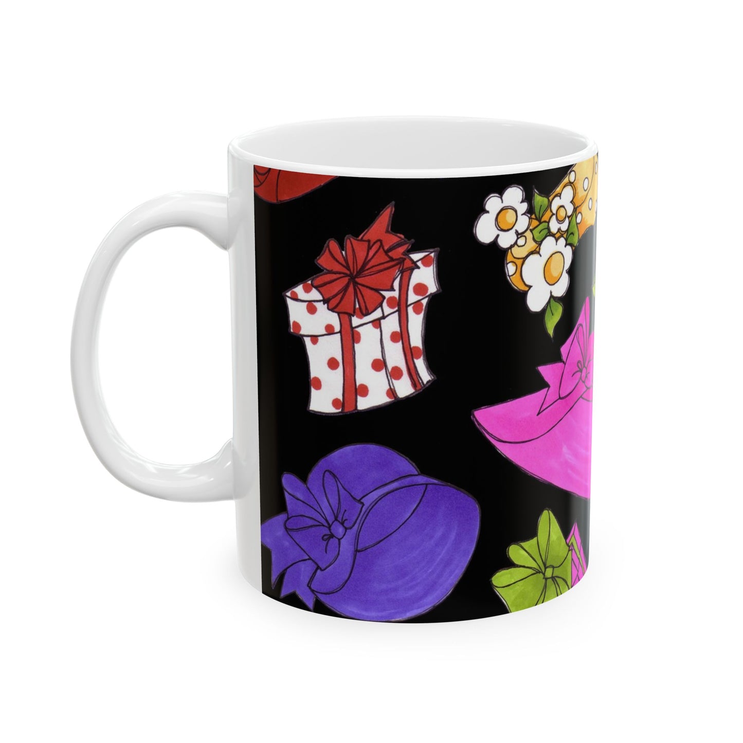 Accessories Tossed Black Cup