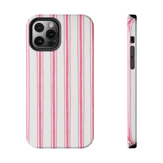 Awning Stripe Pink Phone Case
