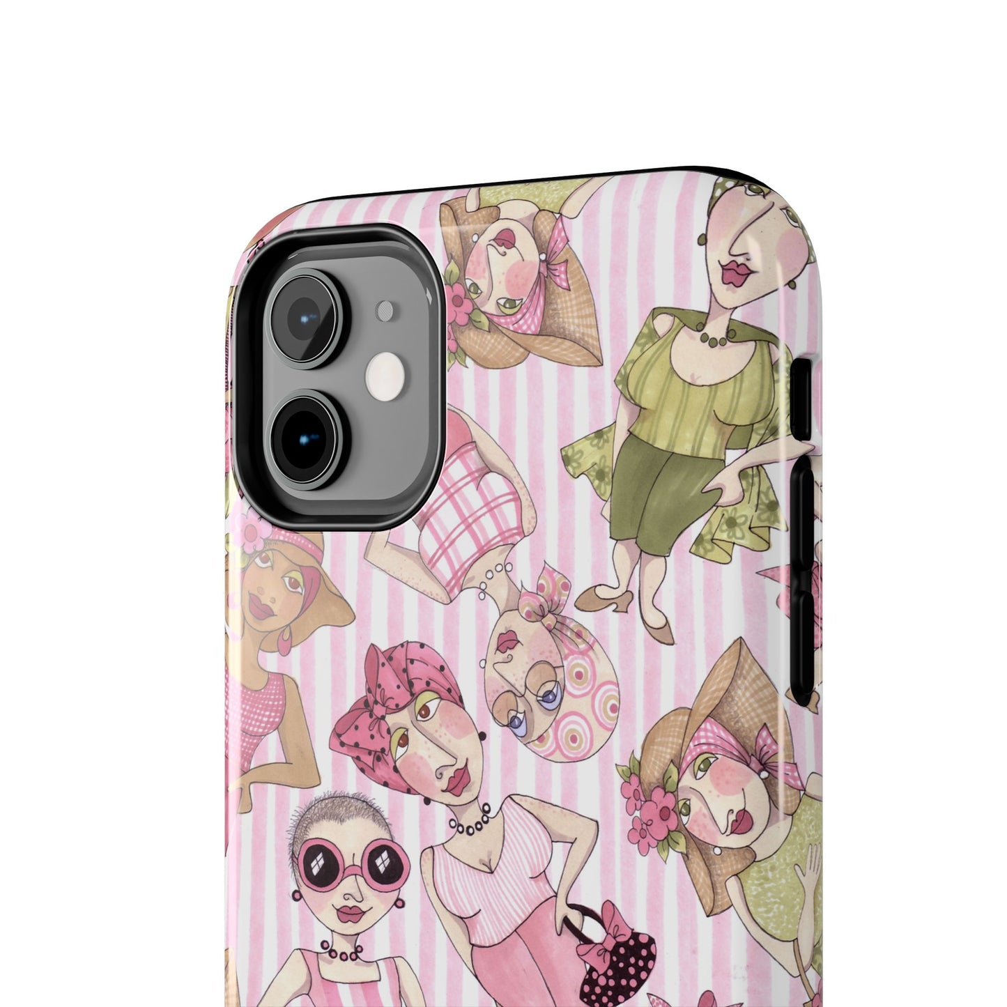 Tossed Ladies Pink Phone Case