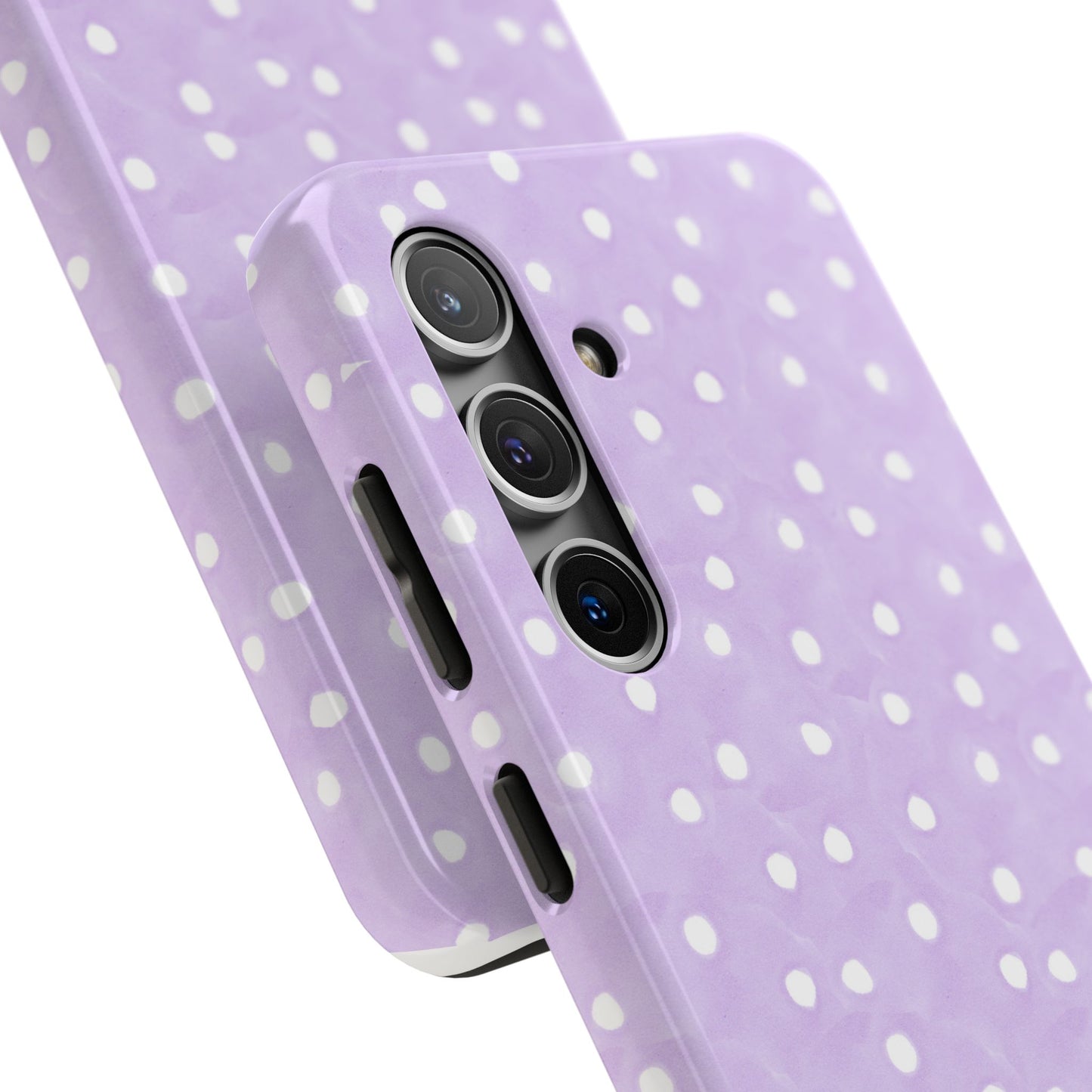 Space Dots Lilac / White Phone Case