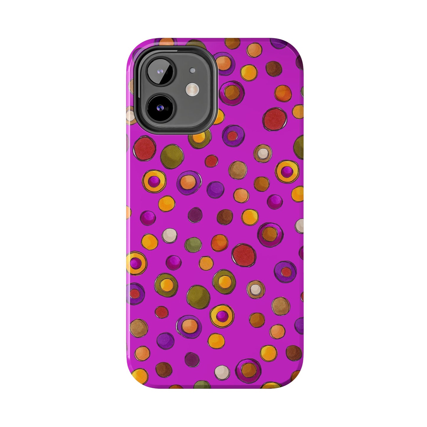 Double Dot Fuchsia Phone Case
