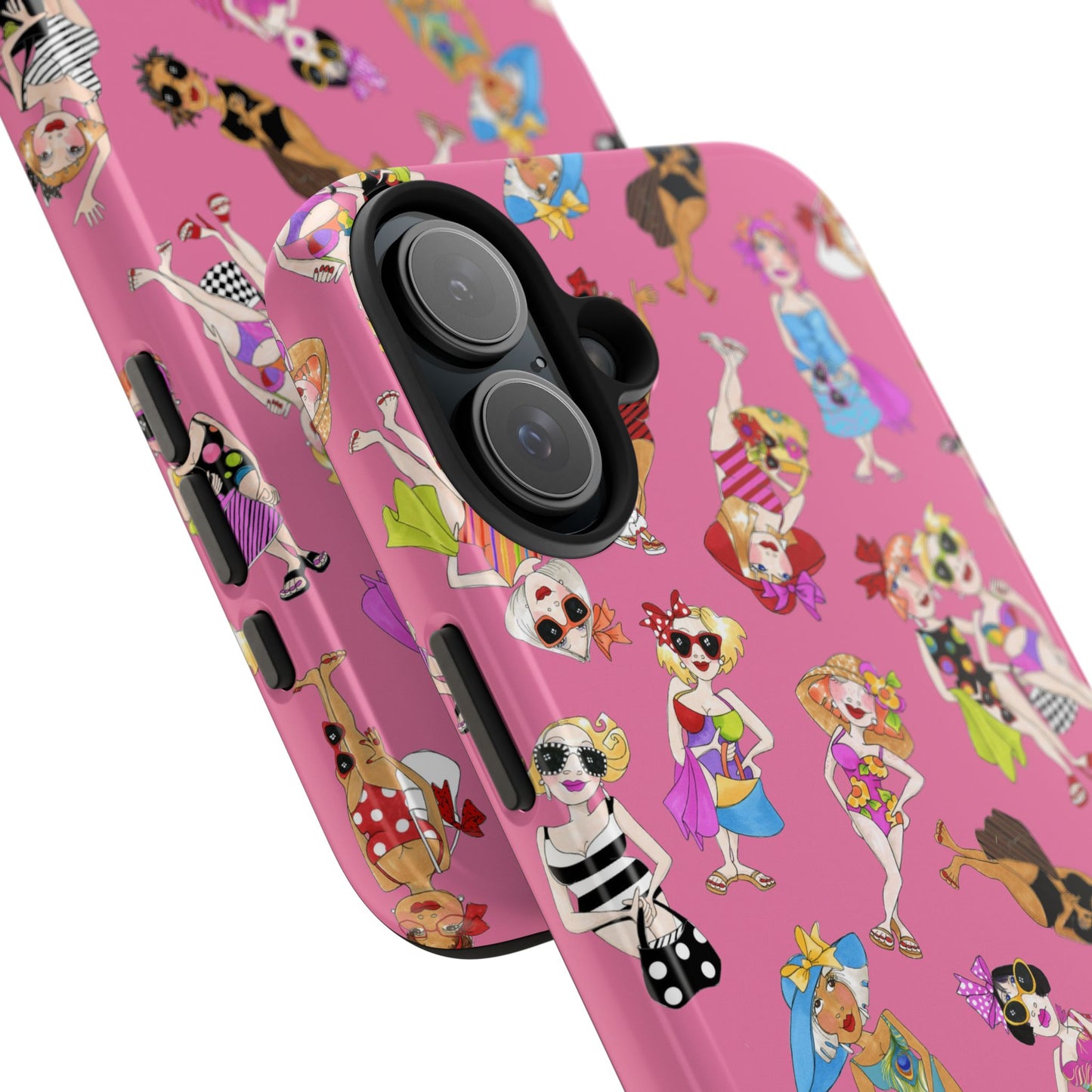 Tossed Beauties Pink Phone Case