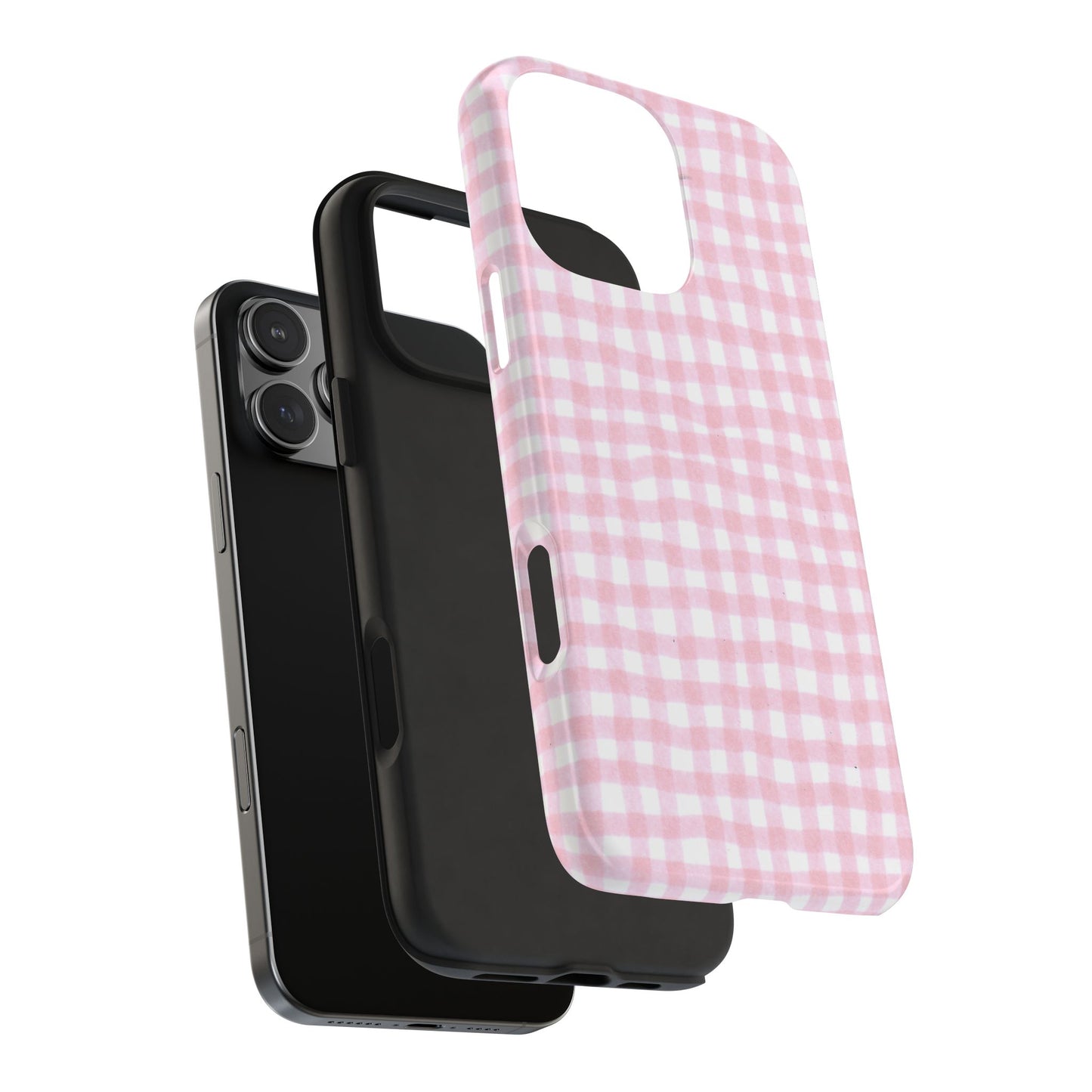 Wonky Chipper Check Pink Phone Case