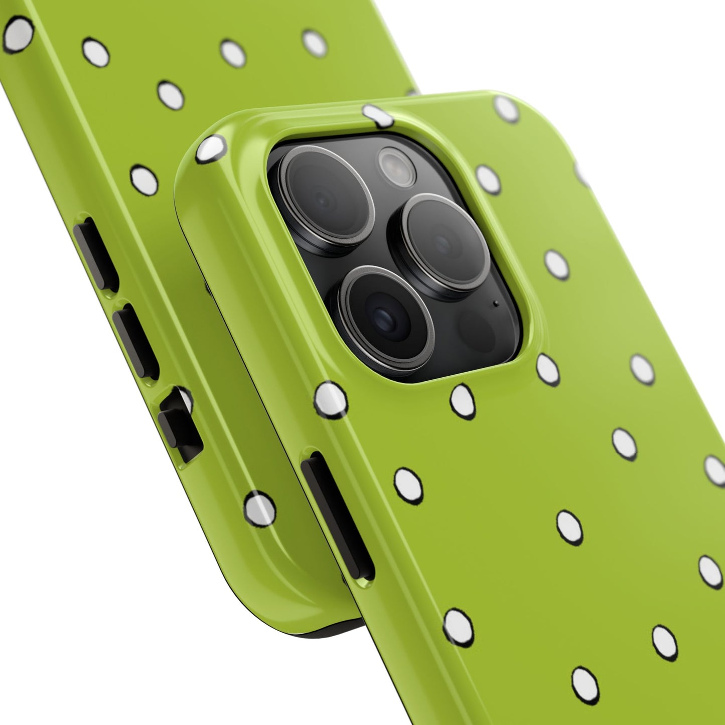 Lime Dots Phone Case