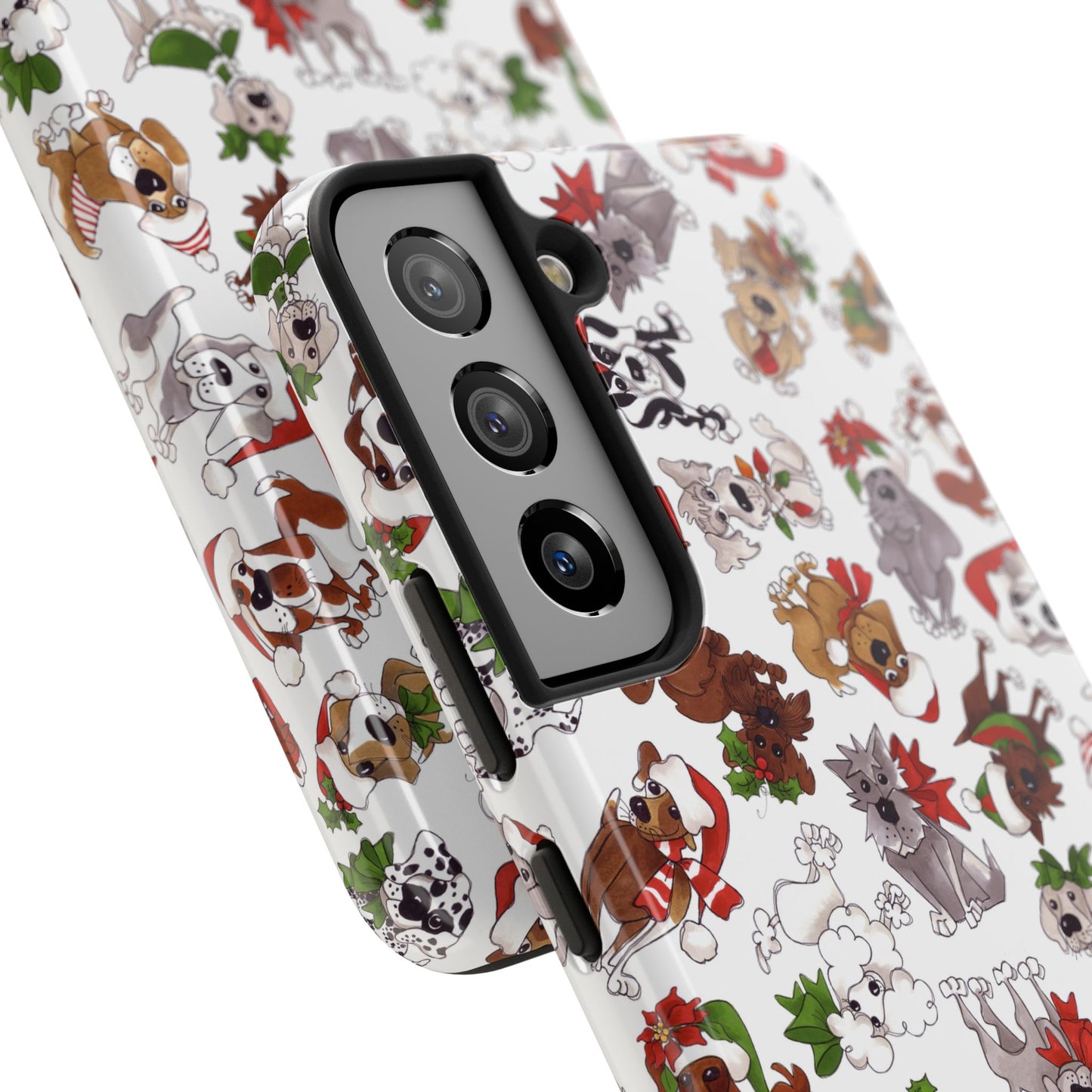 Doggie Toss White Phone Case