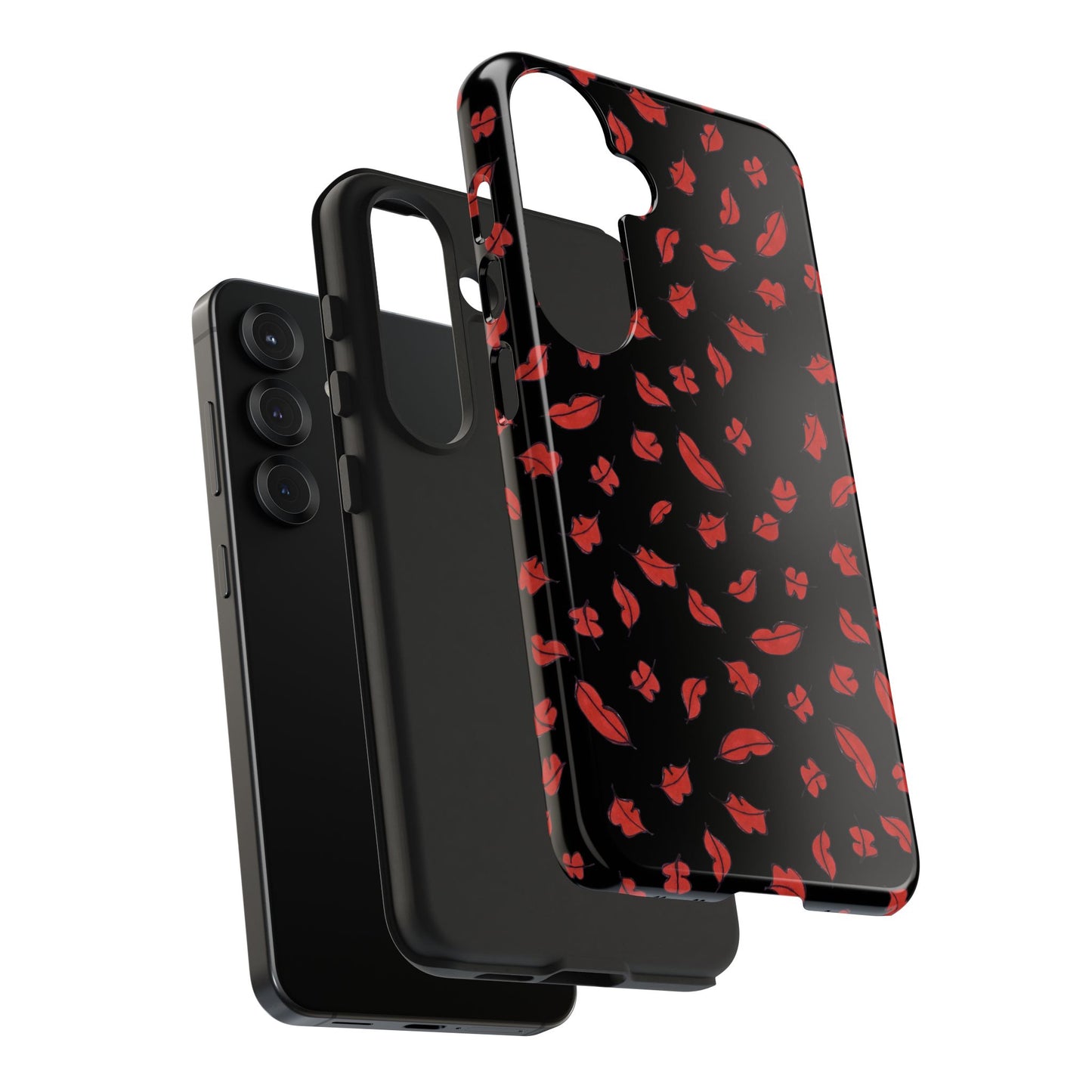 Autumn Lips Black Phone Case
