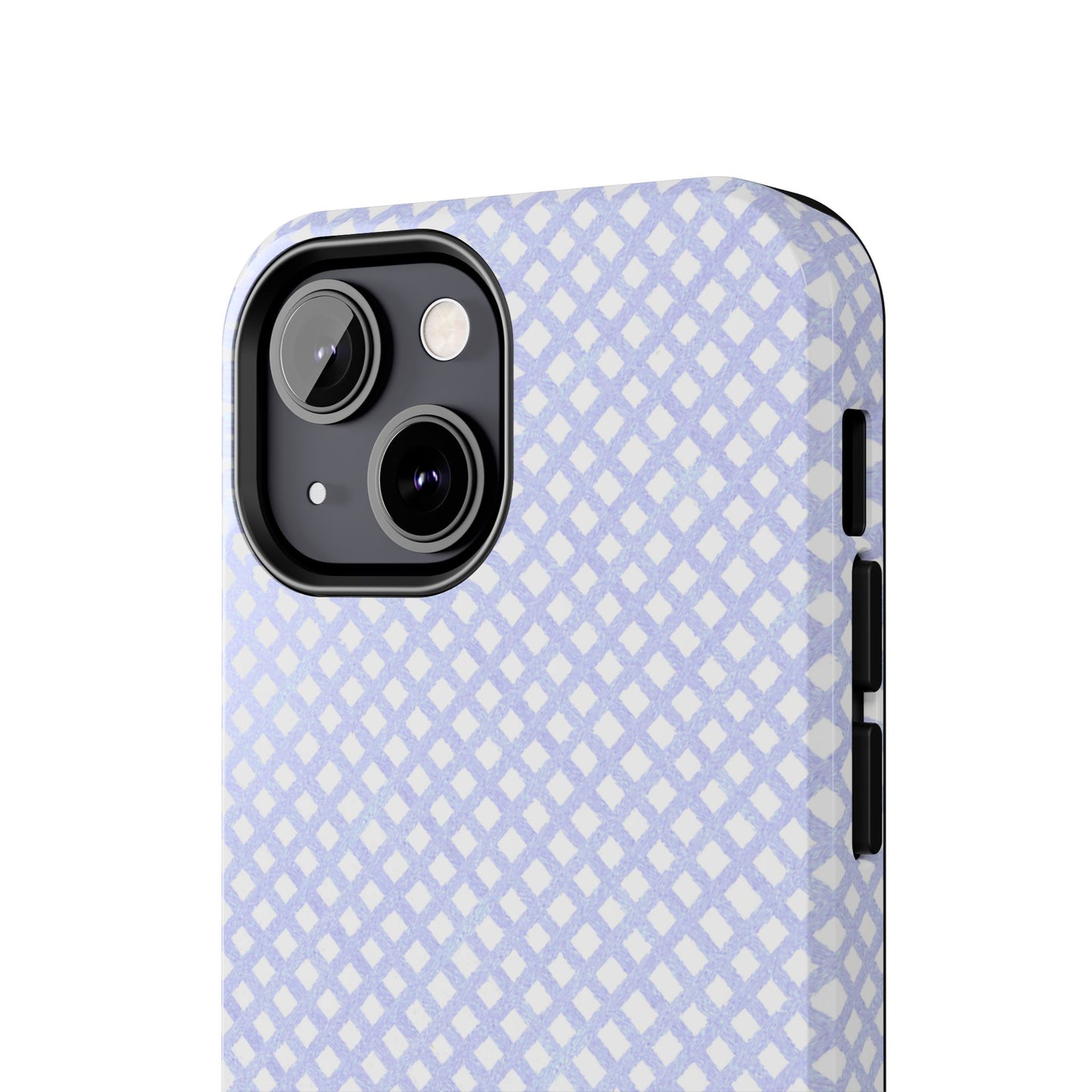 Bias Check Light Blue Phone Case