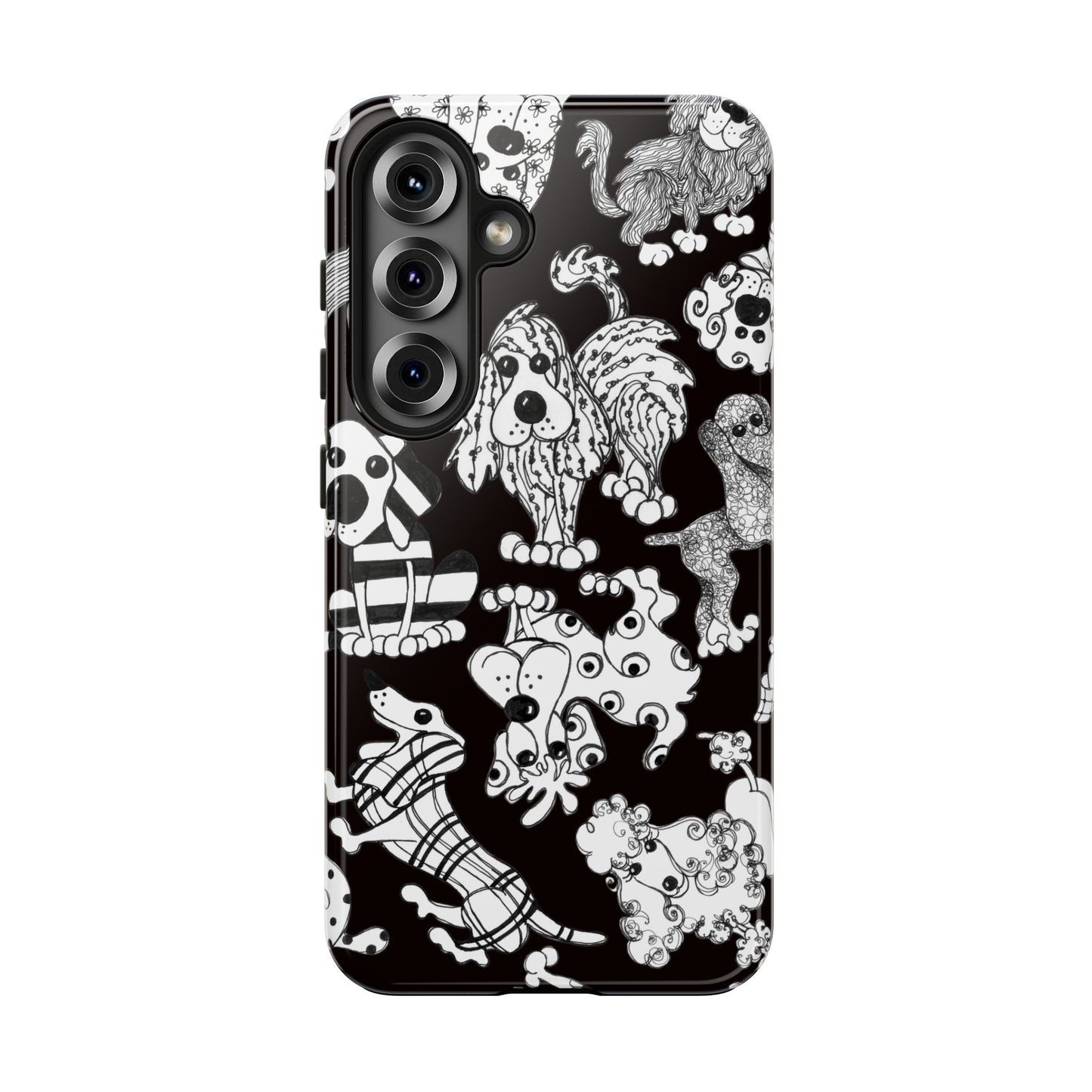 Dear Doggies Black Phone Case