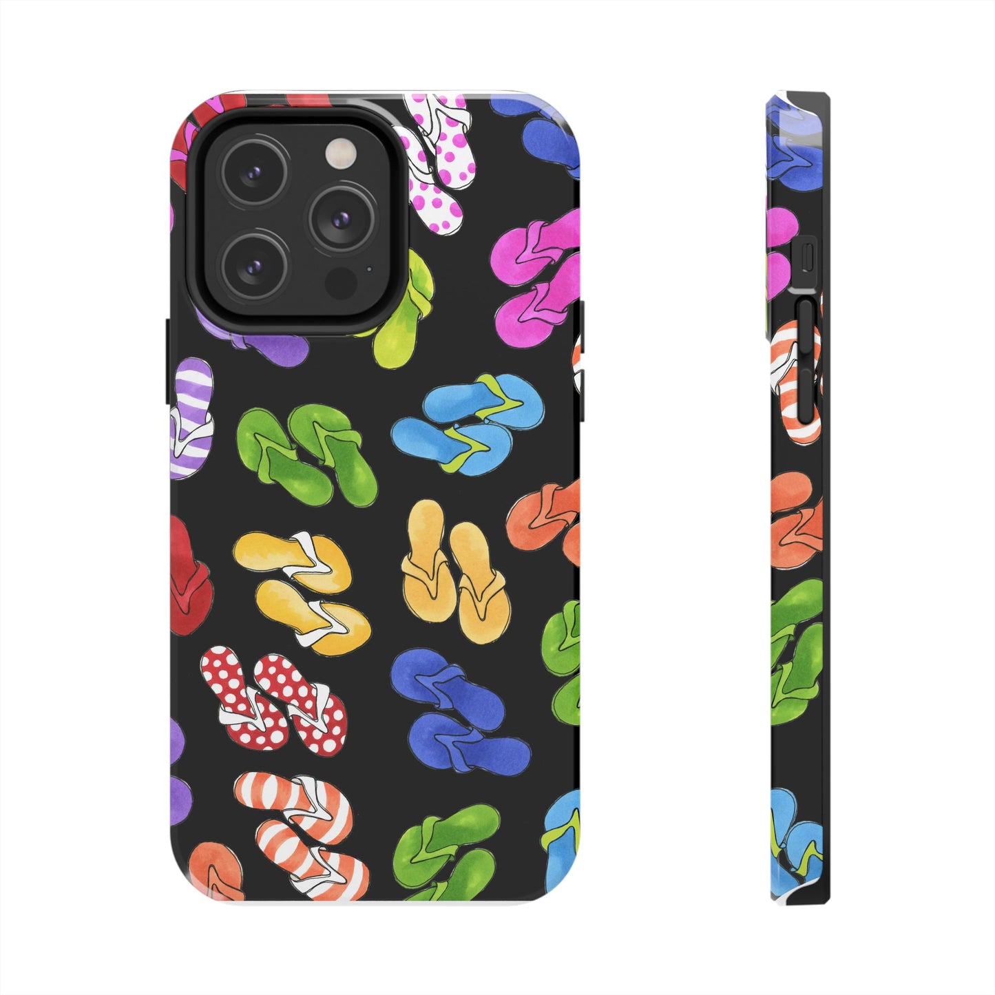 Fun Flops Black Phone Case