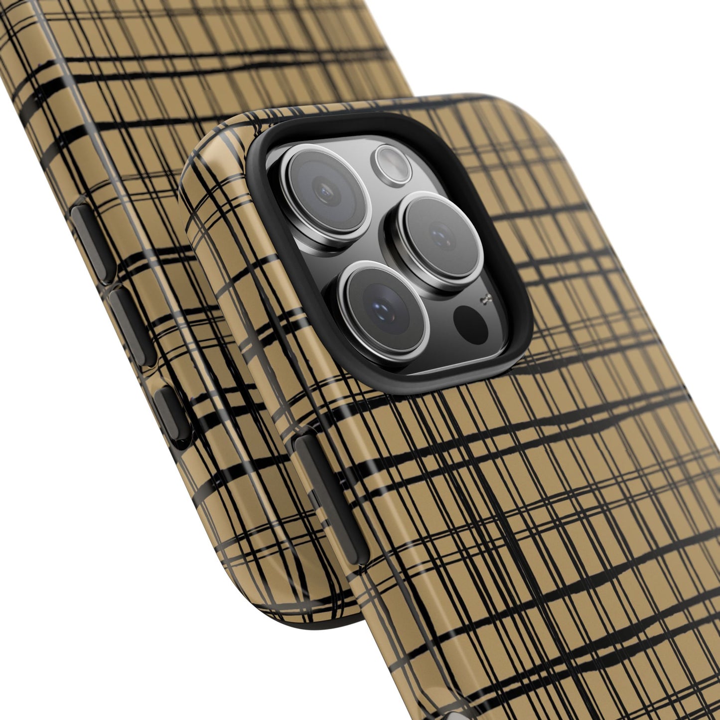 Doggie Fence Tan Phone Case