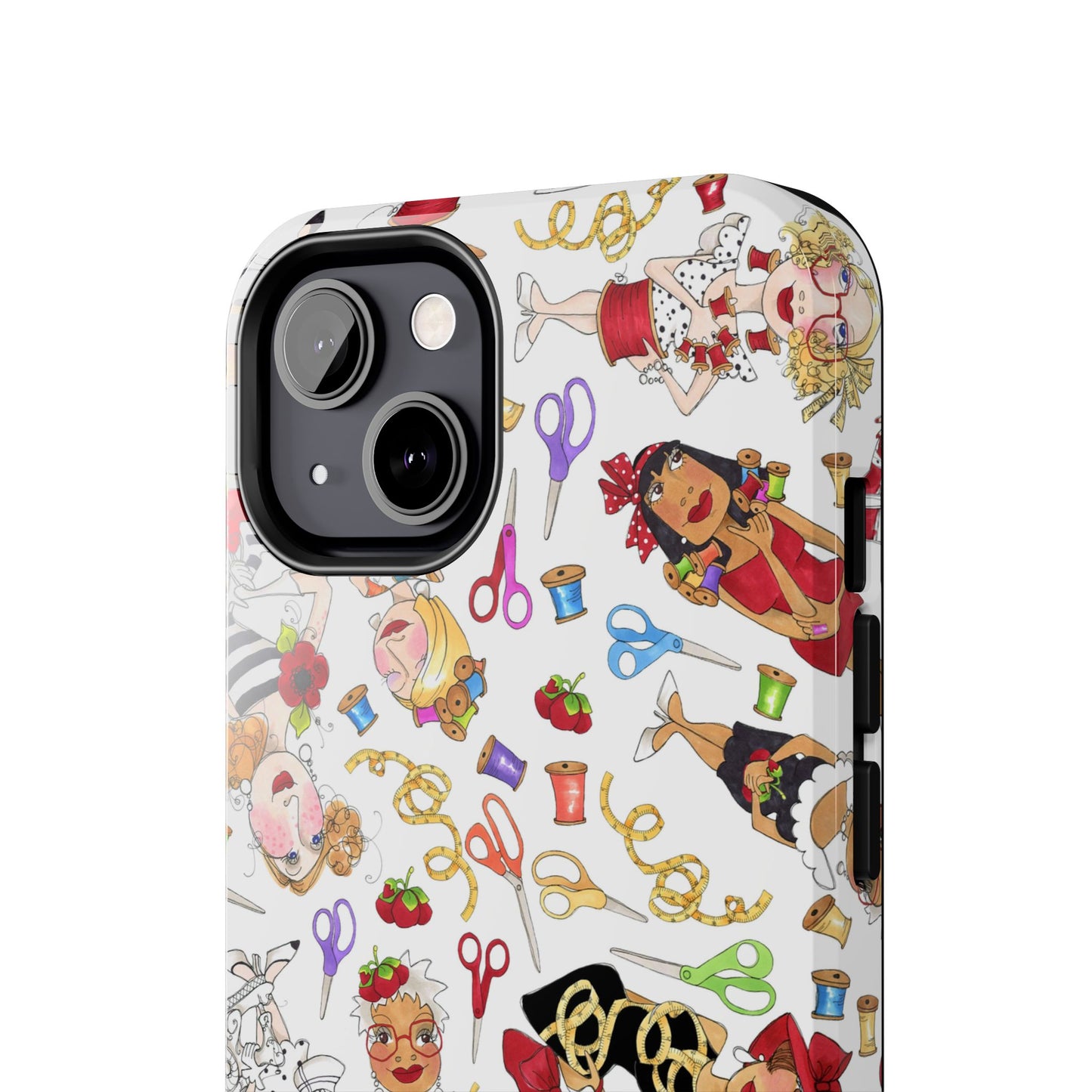 Sew Tossed White Phone Case