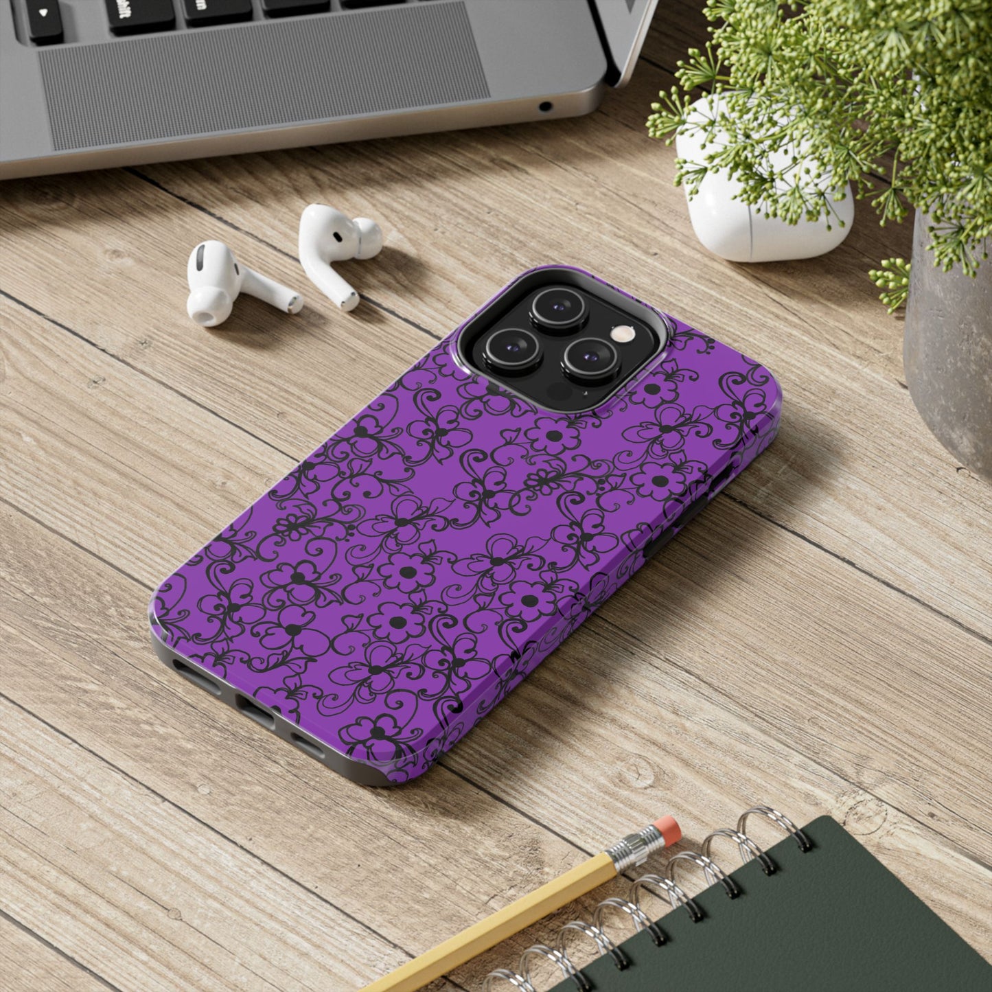 Daisy Jungle Purple Phone Case