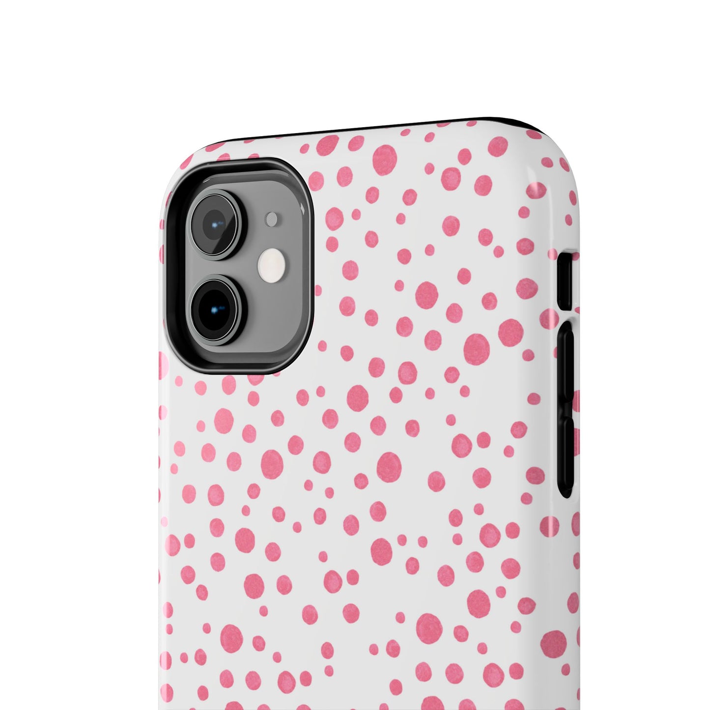Balloon Dots White / Pink Phone Case