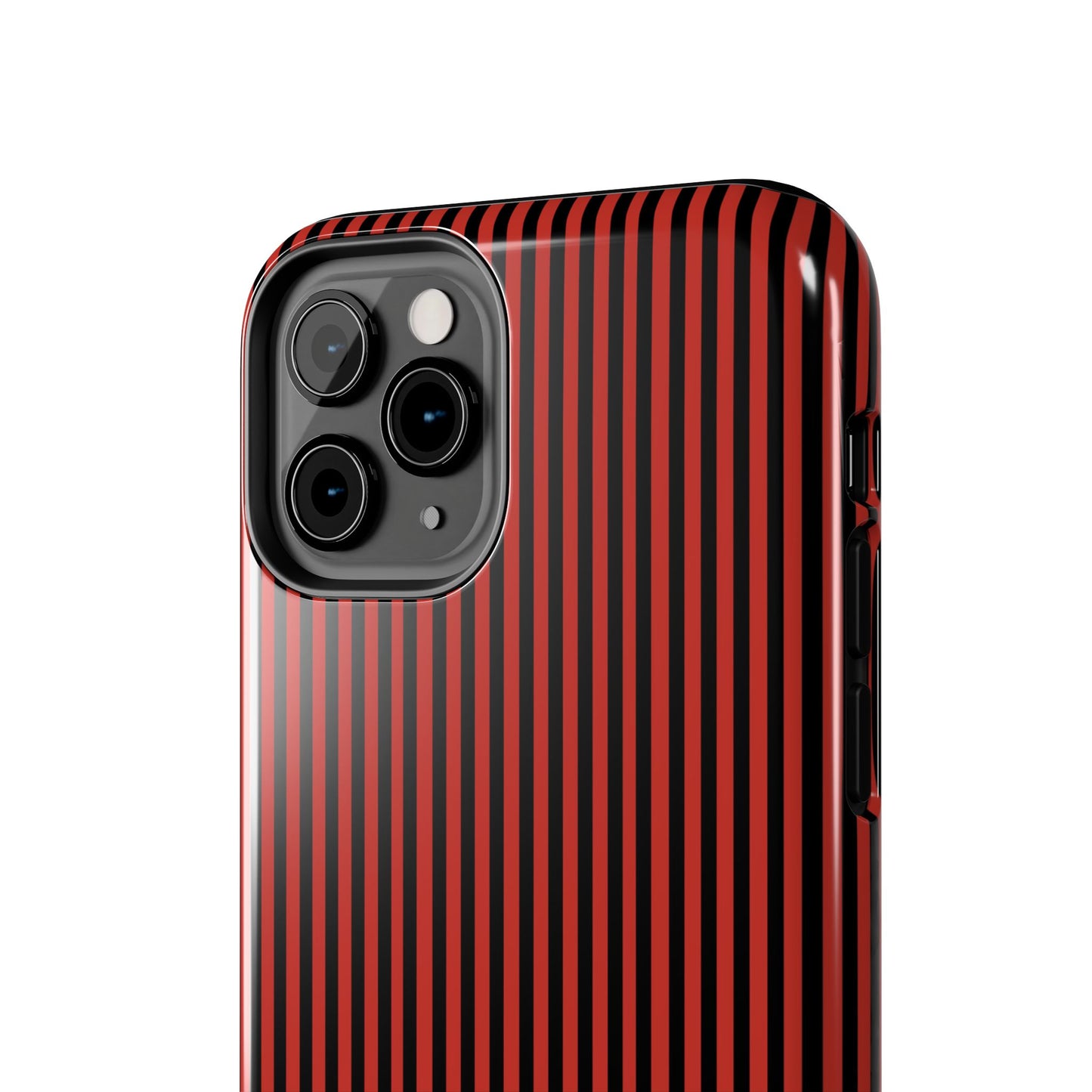 Stripe Red / Black Phone Case