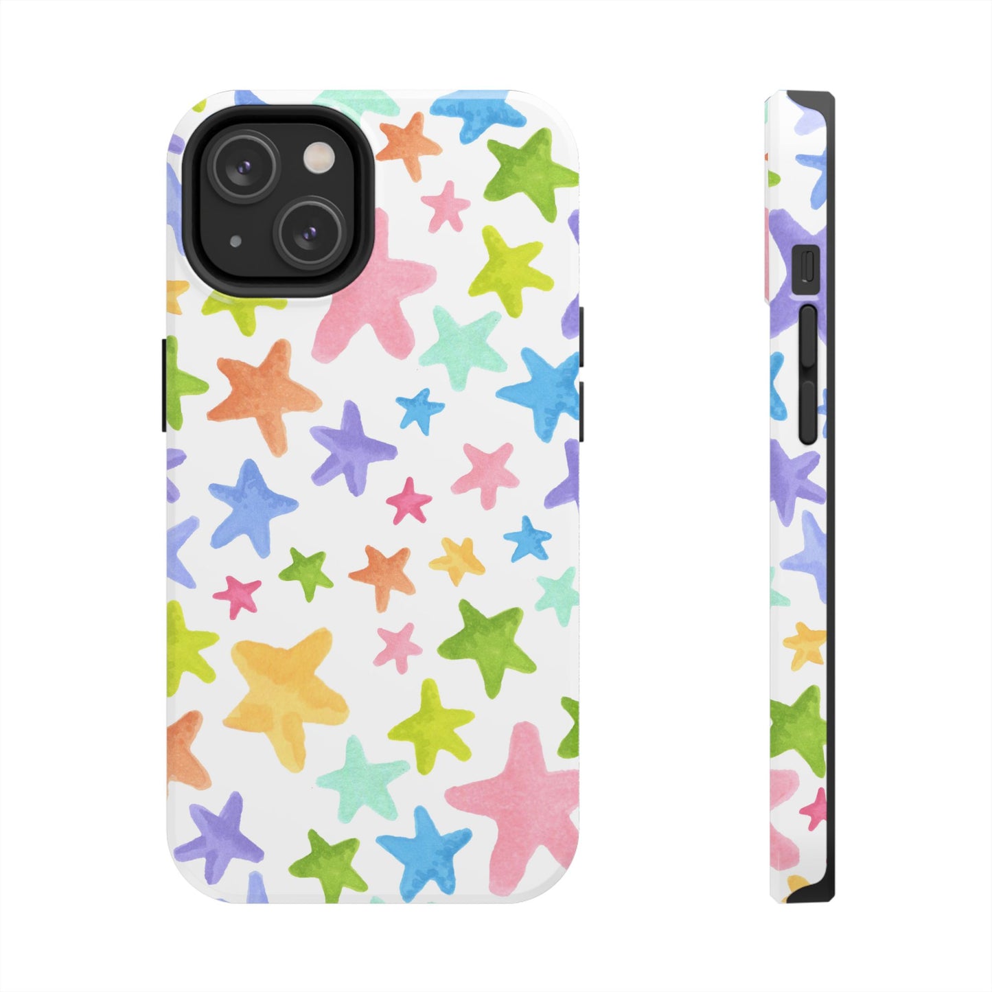 Happy Stars White Phone Case