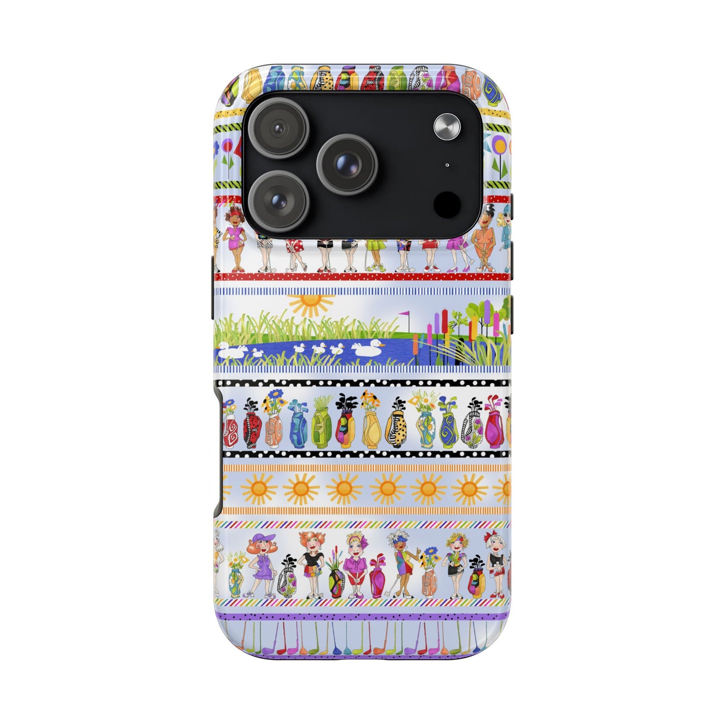 Golf Borders Blue Sky Phone Case