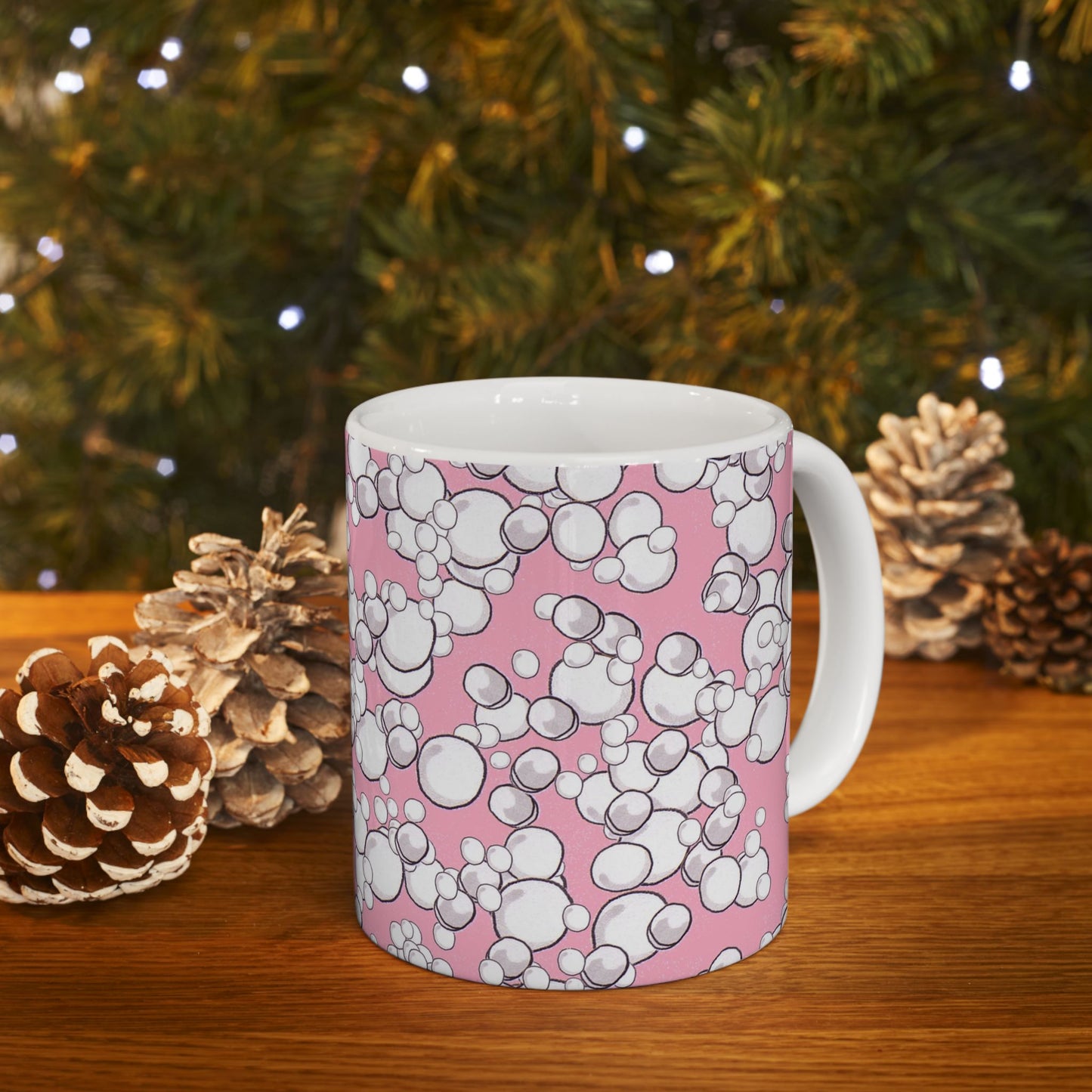 Bubble Dots Pink Cup