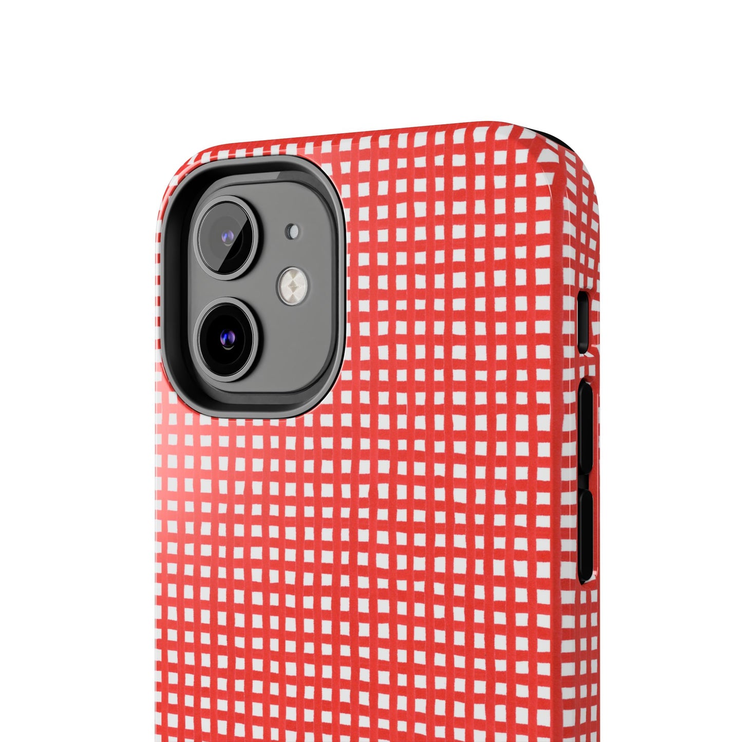 Chipper Check Red Phone Case