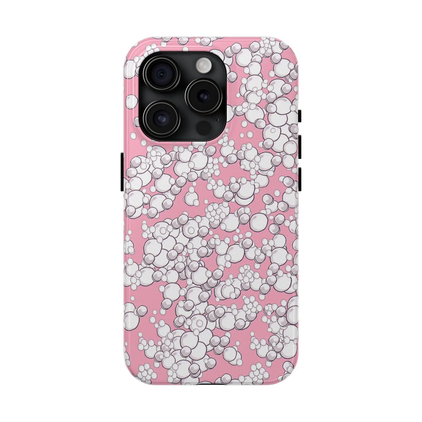 Bubble Dots Pink Phone Case
