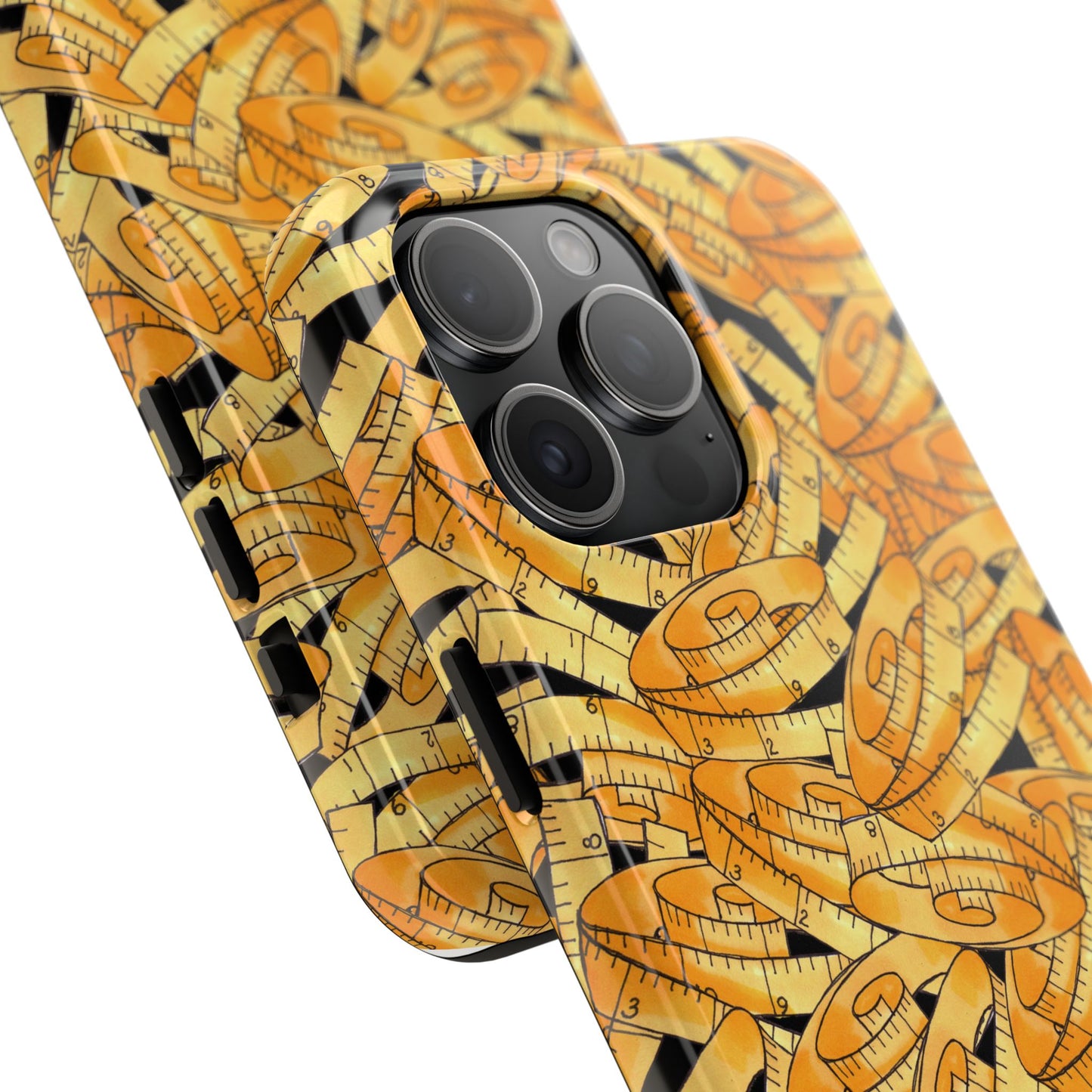 Tape Storm Black / Yellow Phone Case