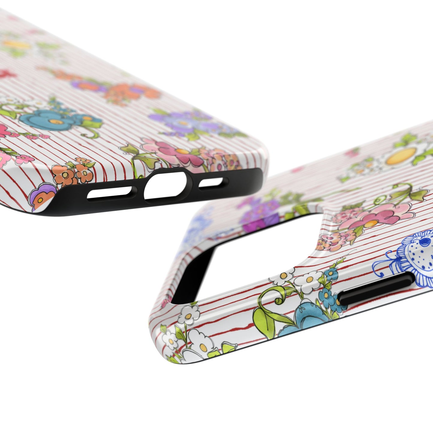 Mixed Bouquets Red / White Phone Case