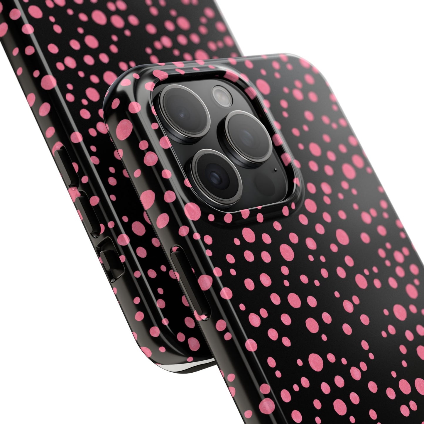 Balloon Dots Black / Pink Phone Case