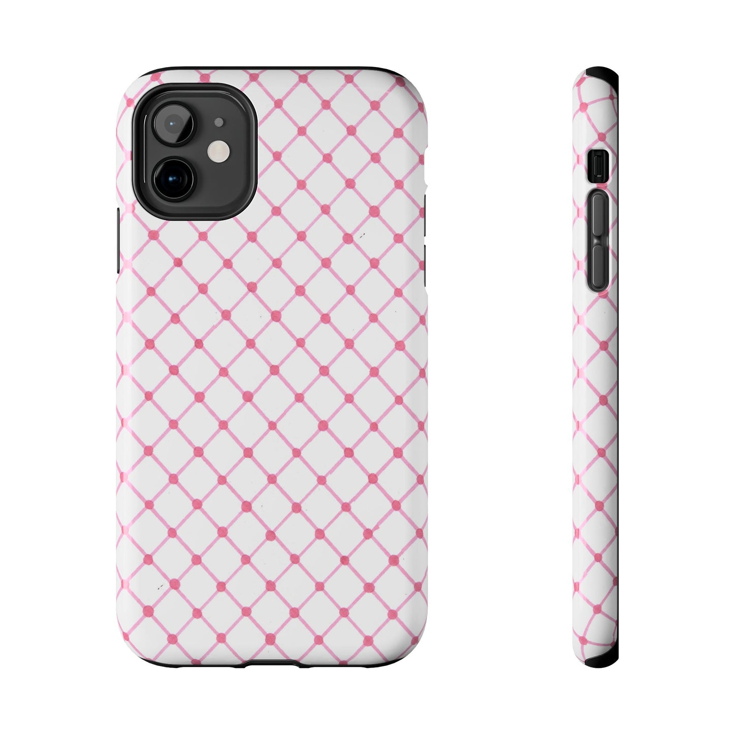 Cyclone Fence White / Pink Phone Case