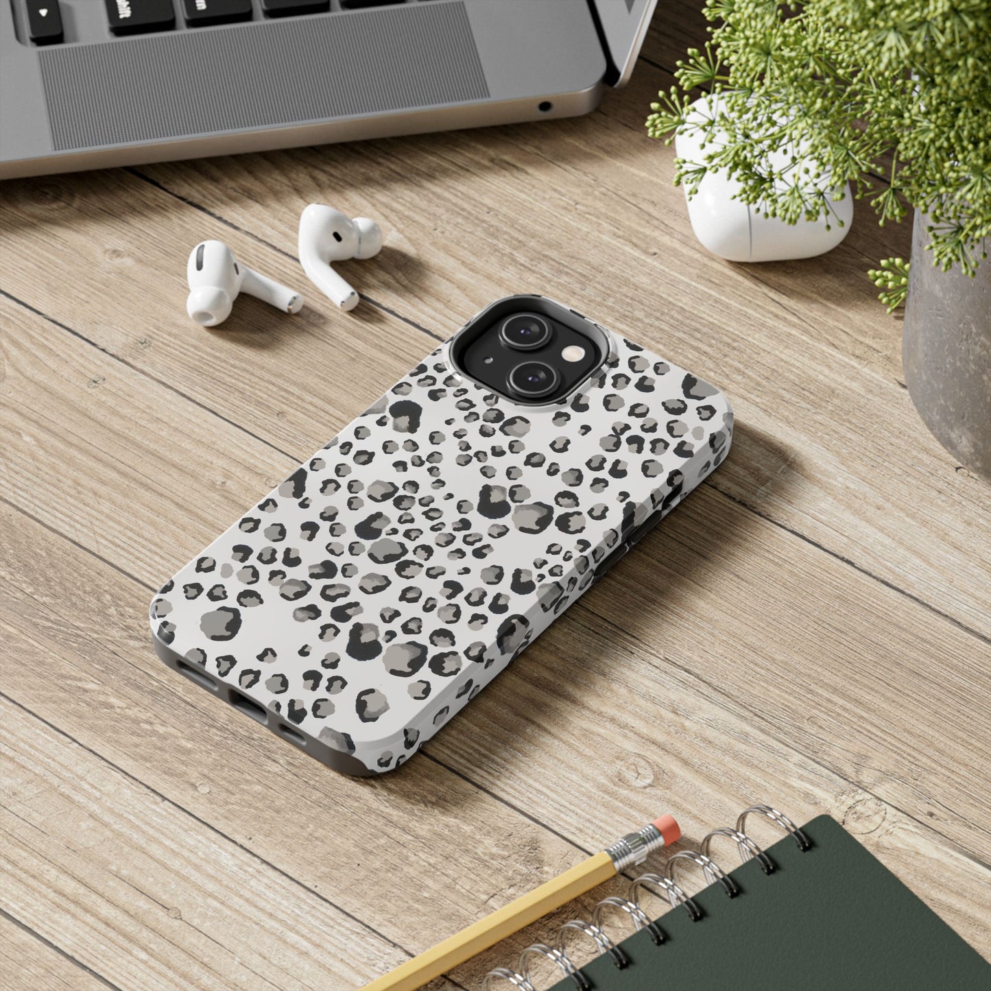 Leopard Gray Phone Case