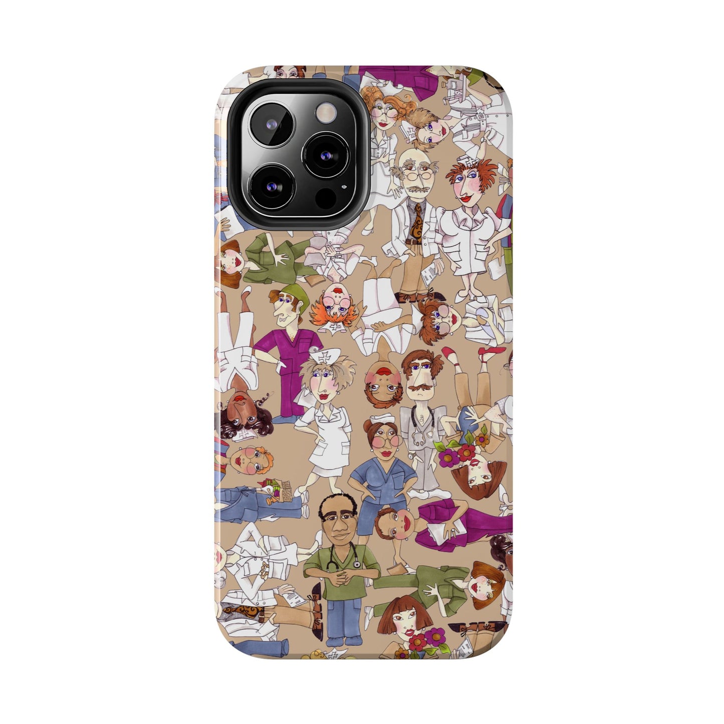 Diverse Nurse Khaki Phone Case